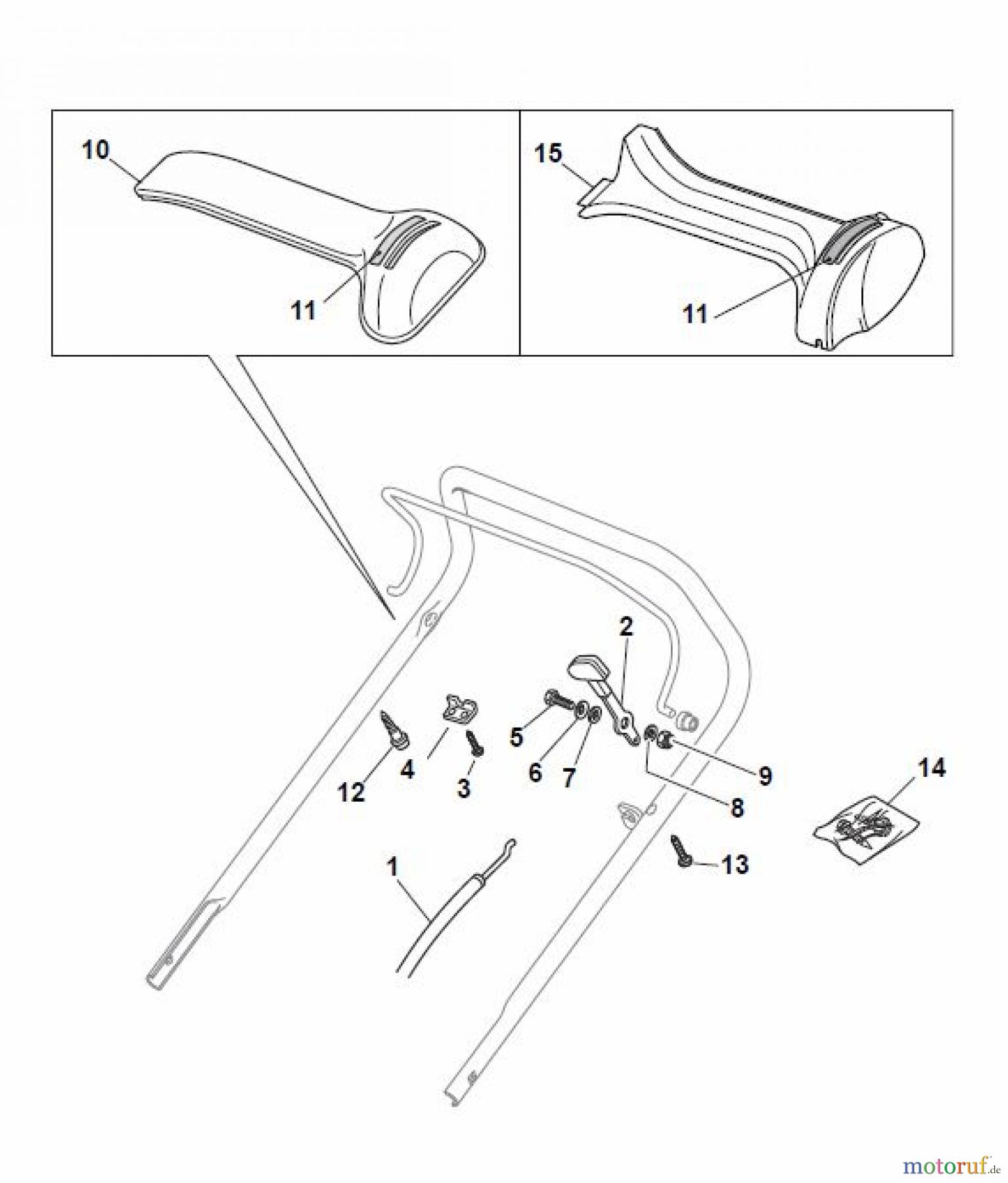 Global Garden Products GGP Rasenmäher Baujahr 2017 Benzin Mit Antrieb 2017 NT 534 TR - 534 TRQ Dashboards