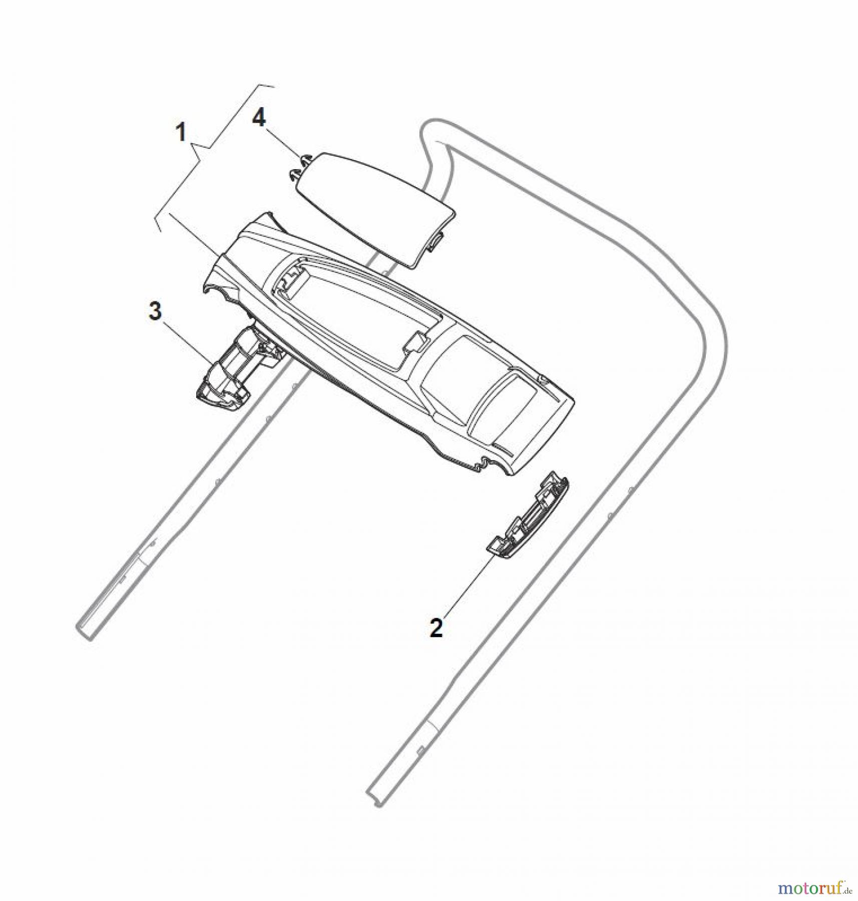 Global Garden Products GGP Rasenmäher Baujahr 2017 Benzin Mit Antrieb 2017 NT 534 TR - 534 TRQ DELTA Dashboard