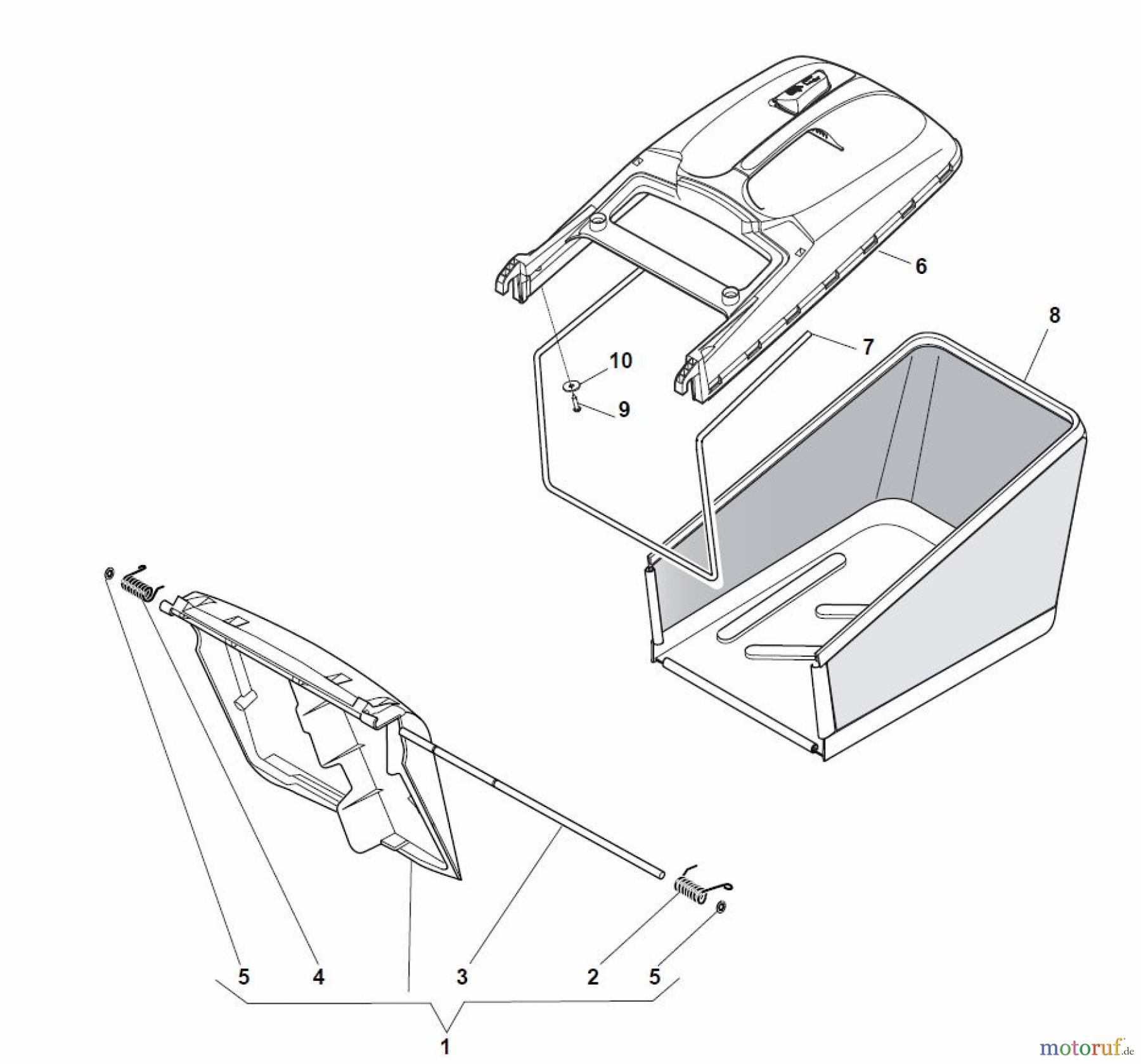 Global Garden Products GGP Rasenmäher Baujahr 2017 Benzin Mit Antrieb 2017 NT 534 TR - 534 TRQ Grass-Catcher