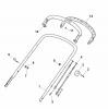 Global Garden Products GGP Baujahr 2017 Benzin Mit Antrieb 2017 NT 534 TR 4S - TRQ 4S Ersatzteile Handle, Upper Part