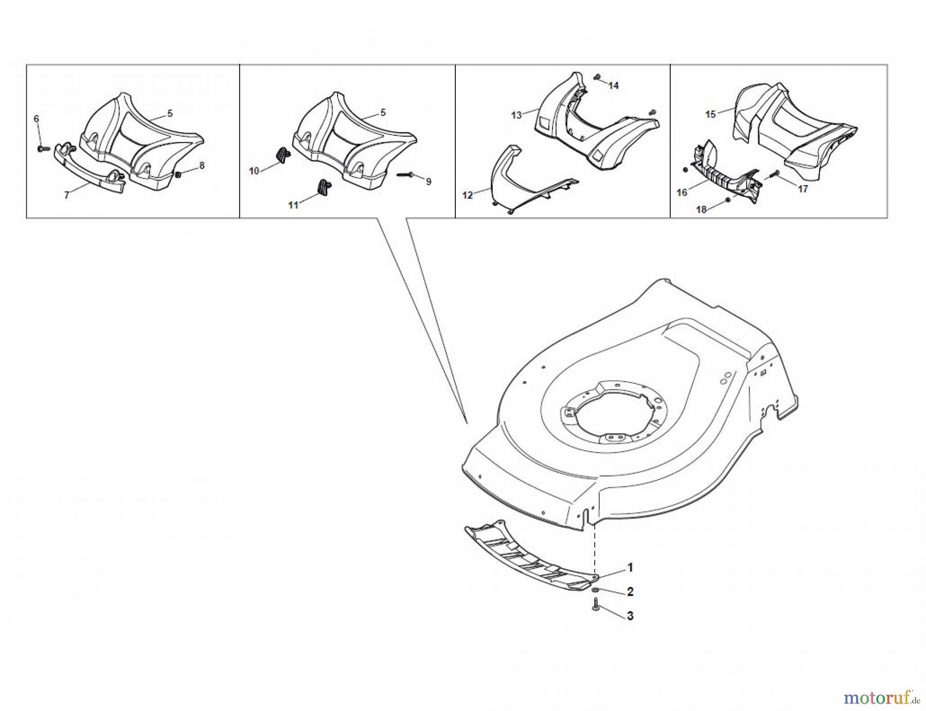  Global Garden Products GGP Rasenmäher Baujahr 2017 Benzin Mit Antrieb 2017 NT 534 TR/E - 534 TRQ/E Mask