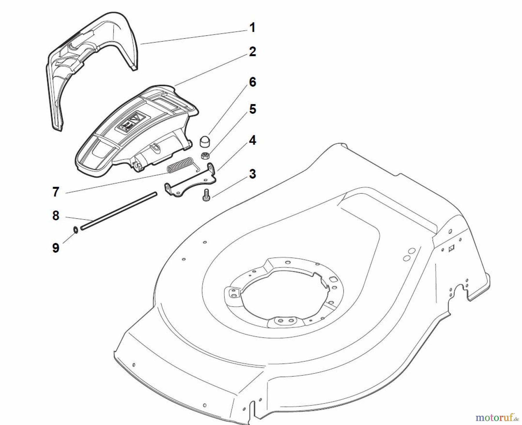  Global Garden Products GGP Rasenmäher Baujahr 2017 Benzin Mit Antrieb 2017 NT 534 TR/E - 534 TRQ/E Ejection-Guard