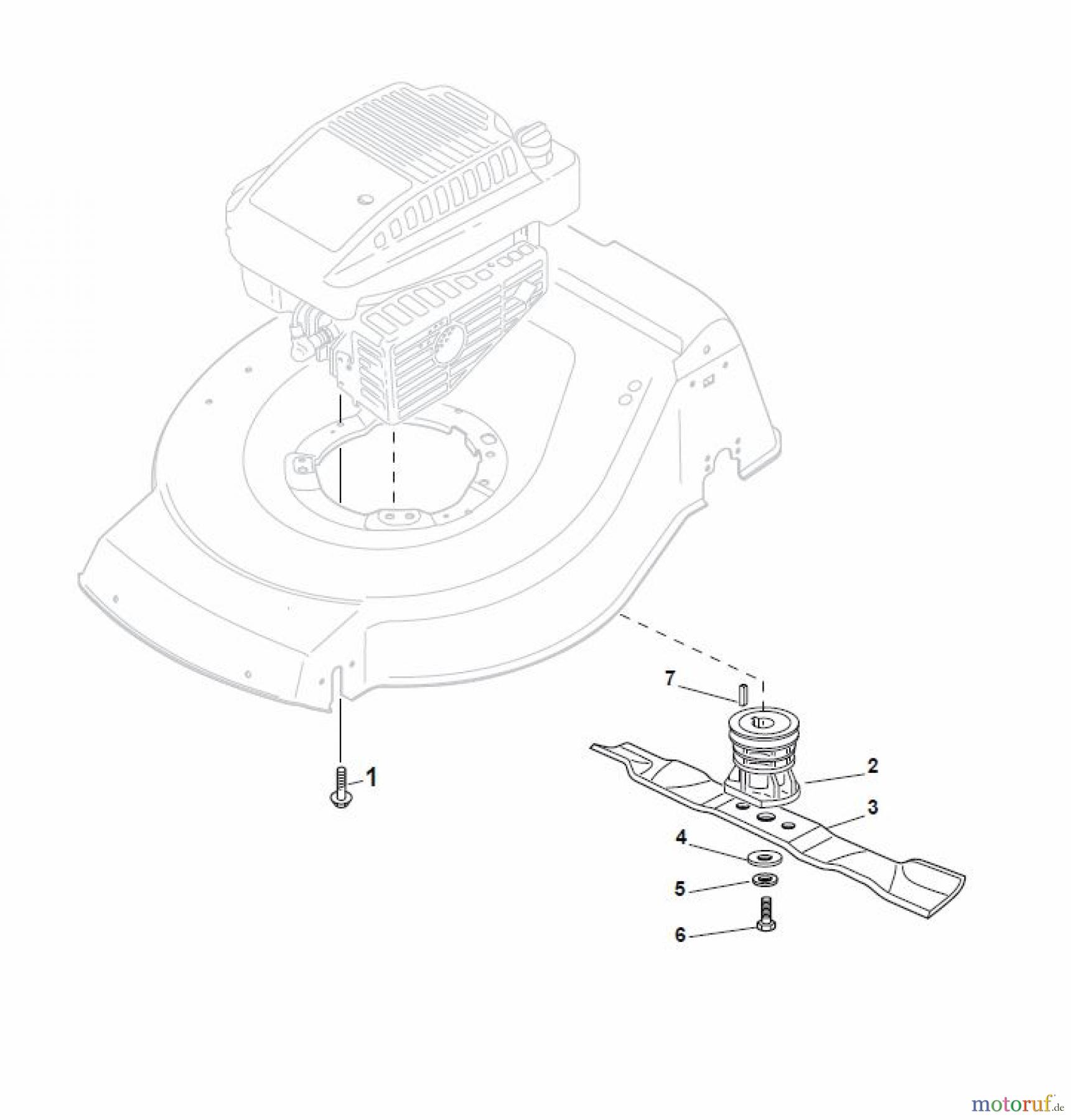 Global Garden Products GGP Rasenmäher Baujahr 2017 Benzin Mit Antrieb 2017 NT 534 TR/E - 534 TRQ/E Blade