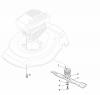 Global Garden Products GGP Baujahr 2017 Benzin Mit Antrieb 2017 NT 534 TR/E - 534 TRQ/E Ersatzteile Blade for DELTA Grass Catcher