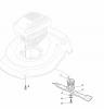 Global Garden Products GGP Baujahr 2017 Benzin Mit Antrieb 2017 NT 534 TR/E 4S - TRQ/E 4S Ersatzteile Blade for DELTA Grass Catcher