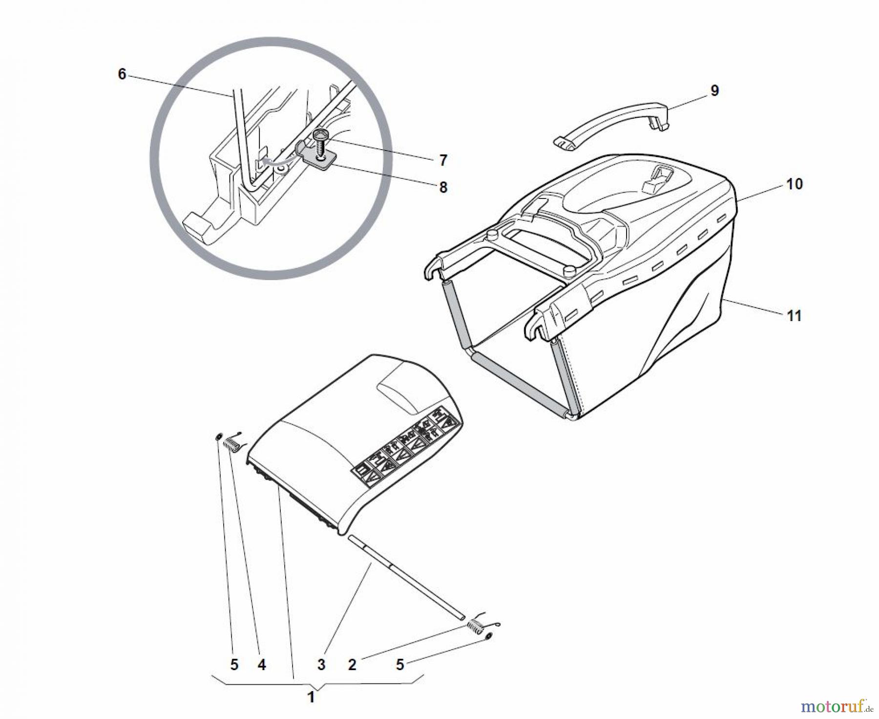 Global Garden Products GGP Rasenmäher Baujahr 2017 Benzin Mit Antrieb 2017 NT 534 TR/E 4S - TRQ/E 4S DELTA Grass-Catcher