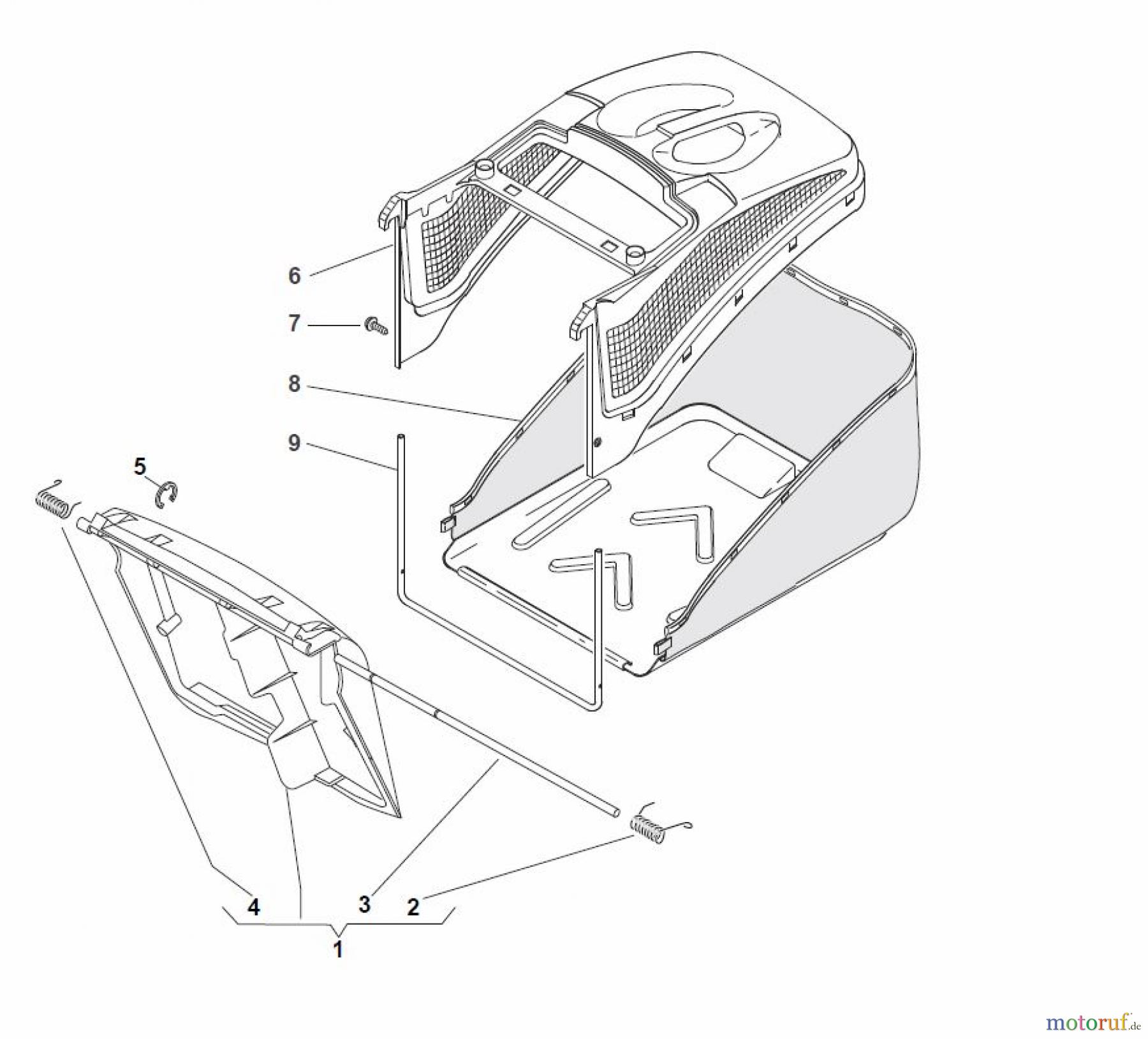 Global Garden Products GGP Rasenmäher Baujahr 2017 Benzin Mit Antrieb 2017 NT 534 W TR - 534 W TRQ Grass-Catcher