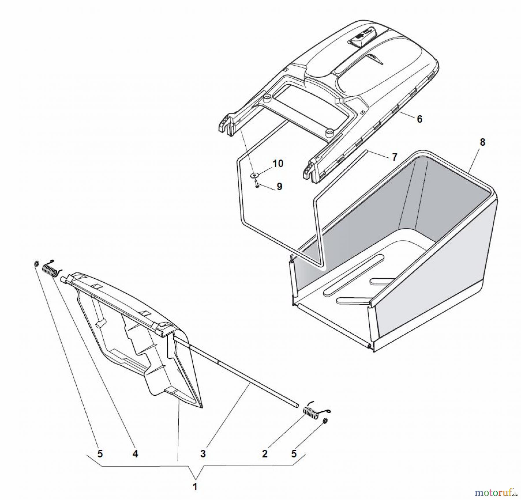 Global Garden Products GGP Rasenmäher Baujahr 2017 Benzin Mit Antrieb 2017 NT 534 W TR - 534 W TRQ Grass-Catcher