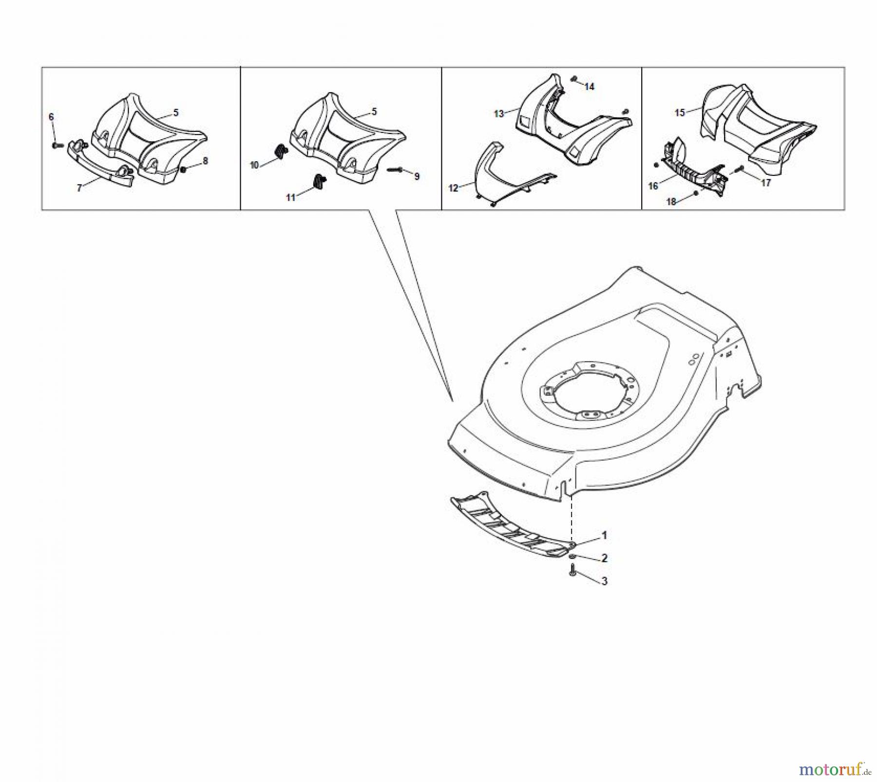  Global Garden Products GGP Rasenmäher Baujahr 2017 Benzin Mit Antrieb 2017 NT 534 W TR 4S - W TRQ 4S Mask