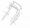 Global Garden Products GGP Baujahr 2017 Benzin Mit Antrieb 2017 NT 534 W TR 4S - W TRQ 4S Ersatzteile Handle, Upper Part - ECO