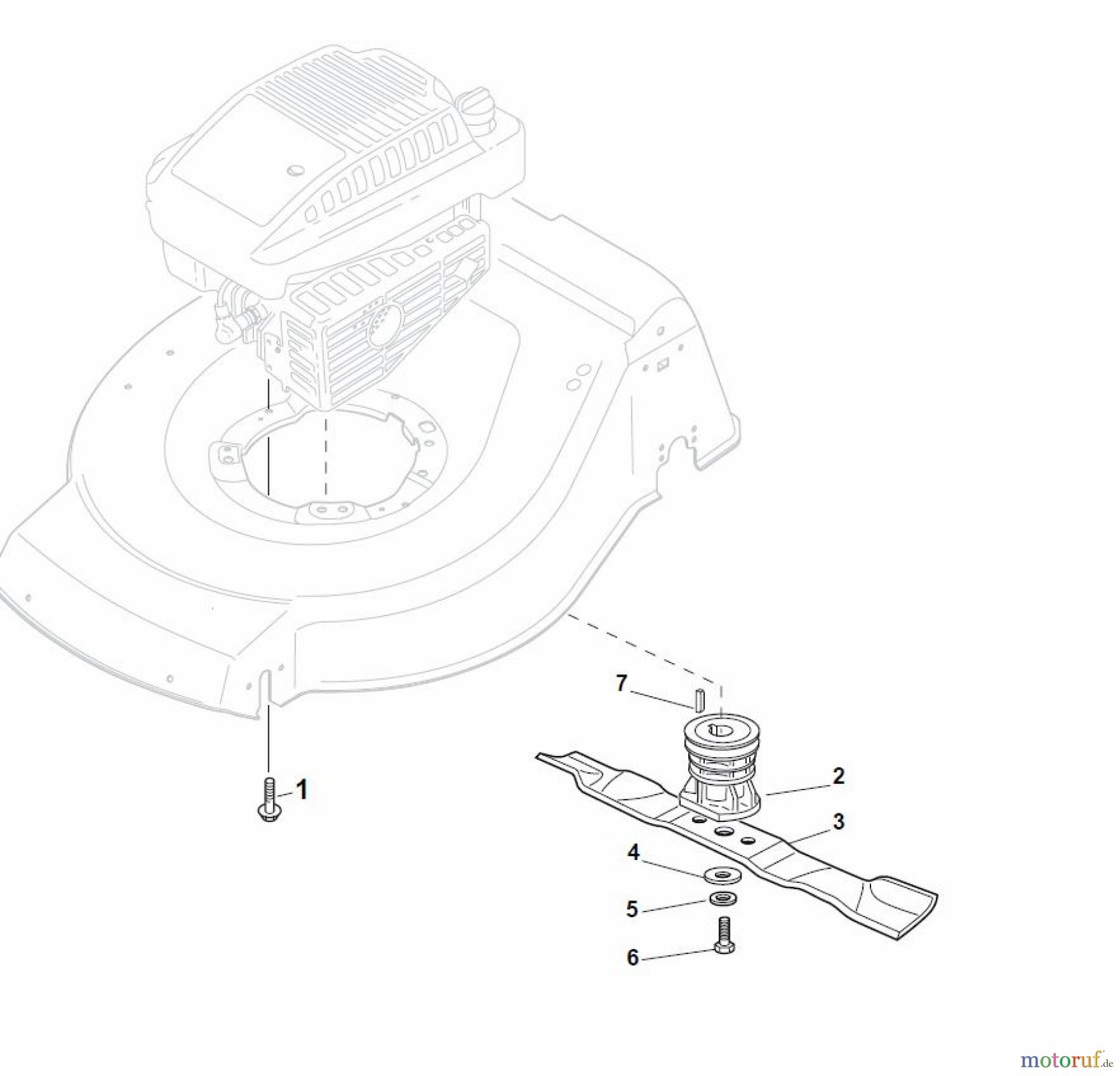 Global Garden Products GGP Rasenmäher Baujahr 2017 Benzin Mit Antrieb 2017 NT 534 W TR 4S - W TRQ 4S Blade
