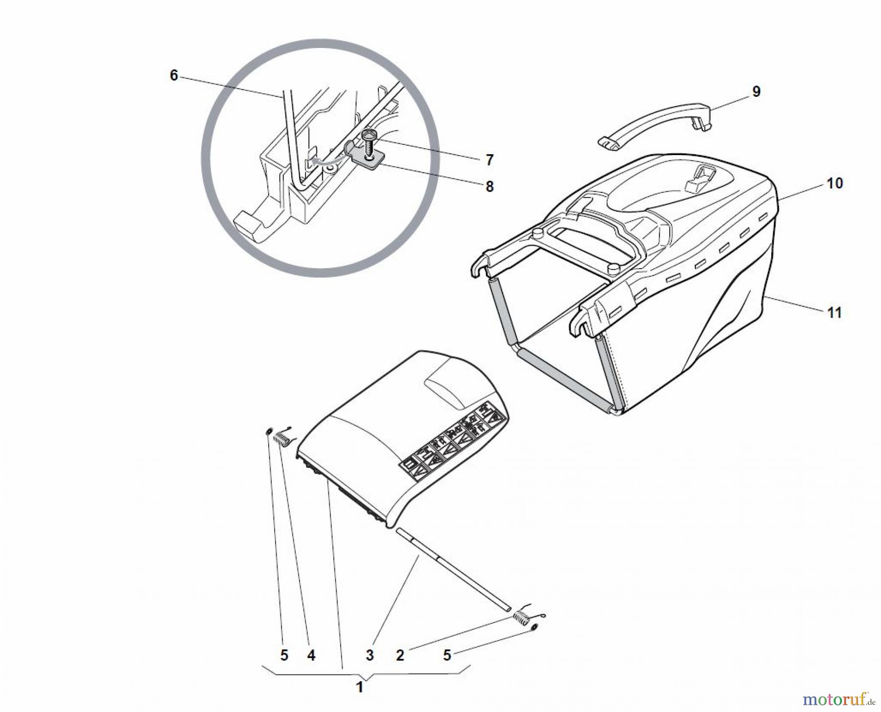  Global Garden Products GGP Rasenmäher Baujahr 2017 Benzin Mit Antrieb 2017 NT 534 W TR 4S - W TRQ 4S DELTA Grass-Catcher