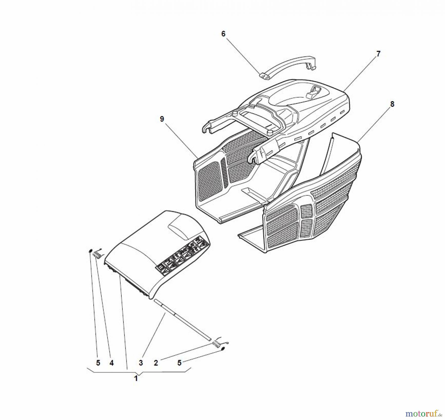 Global Garden Products GGP Rasenmäher Baujahr 2017 Benzin Mit Antrieb 2017 NT 534 W TR 4S - W TRQ 4S DELTA Grass-Catcher