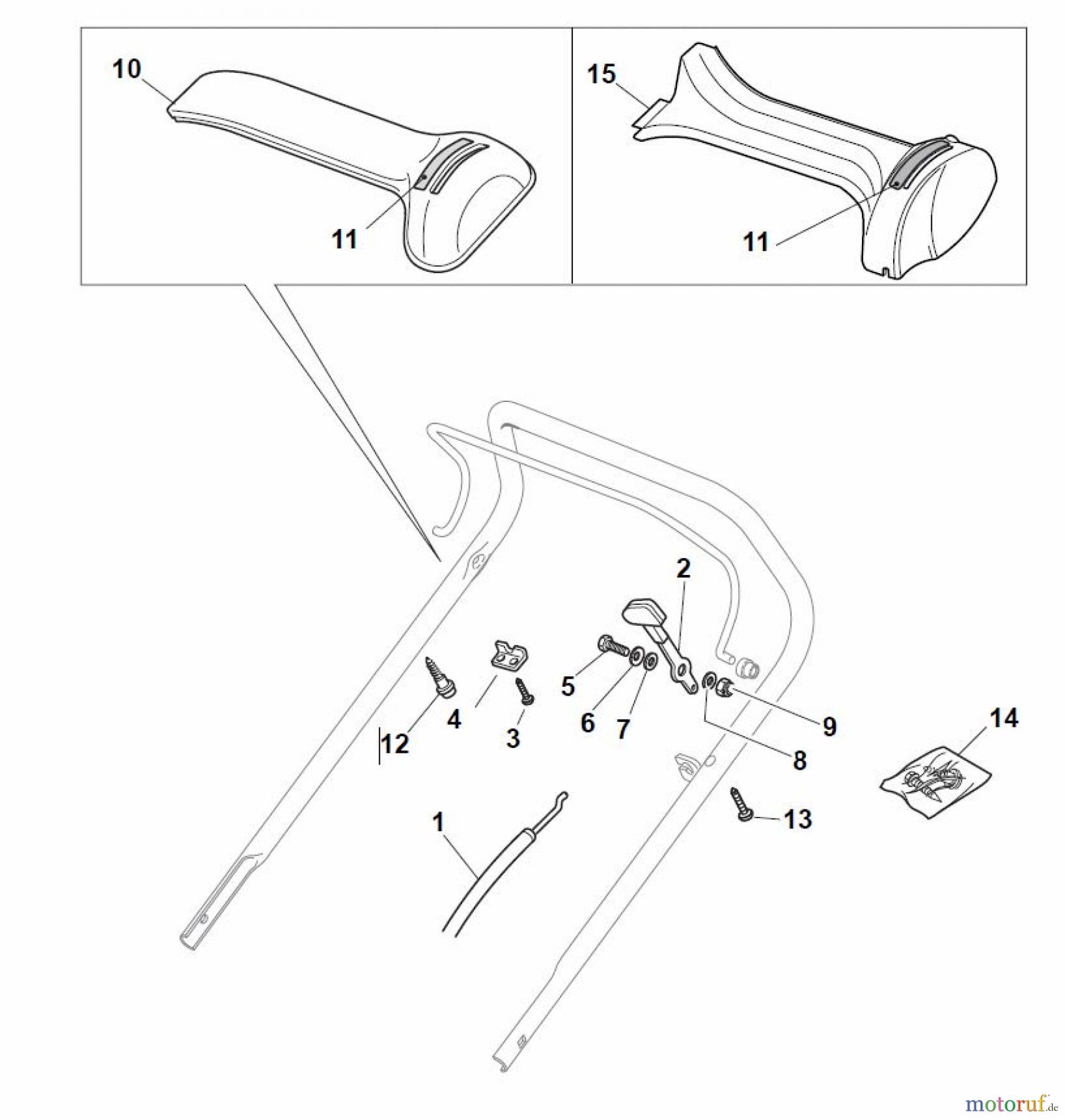  Global Garden Products GGP Rasenmäher Baujahr 2017 Benzin Mit Antrieb 2017 NT 534 W TR/E - W TRQ/E Dashboards