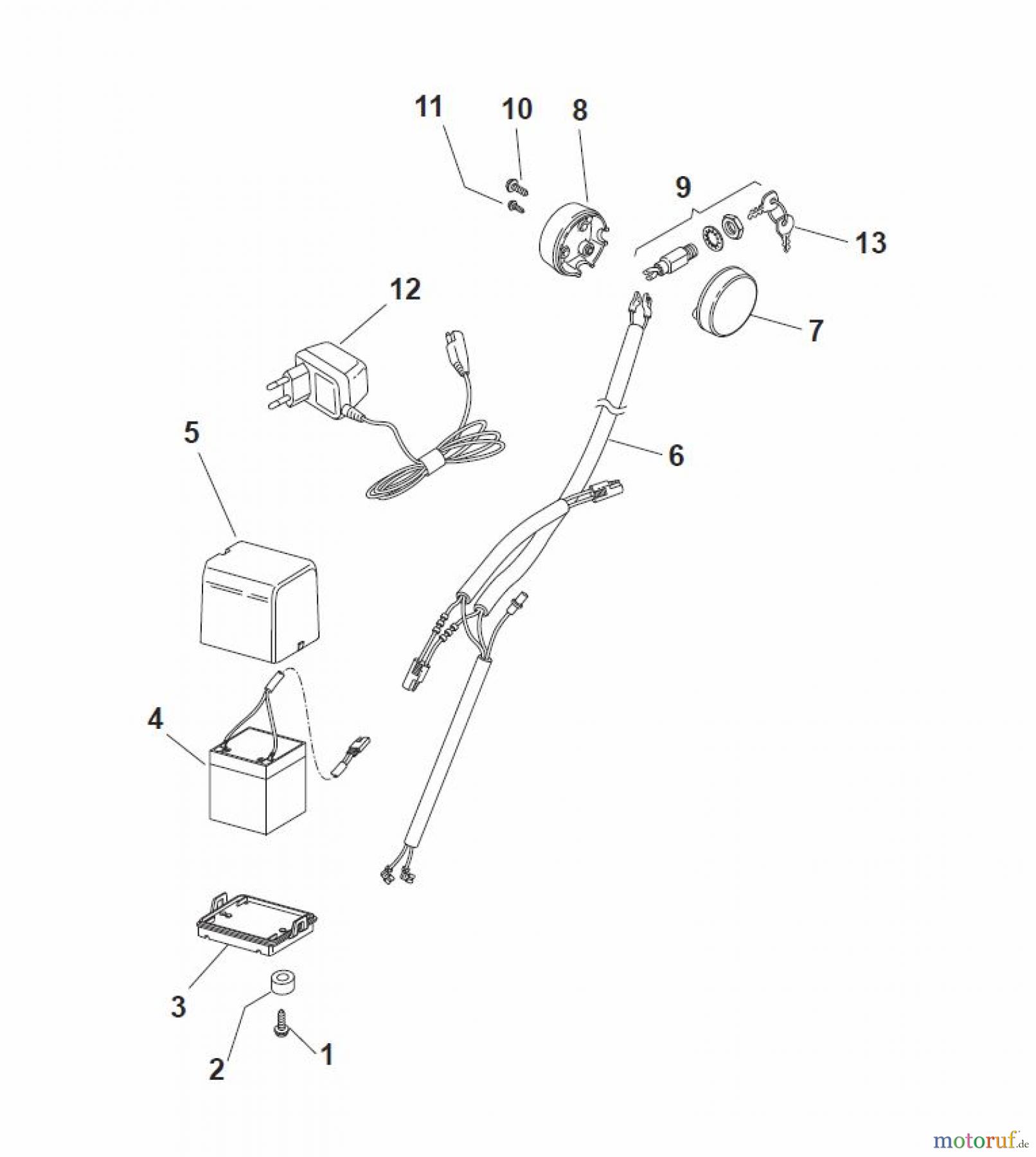 Global Garden Products GGP Rasenmäher Baujahr 2017 Benzin Mit Antrieb 2017 NT 534 W TR/E - W TRQ/E Electric Start Controls