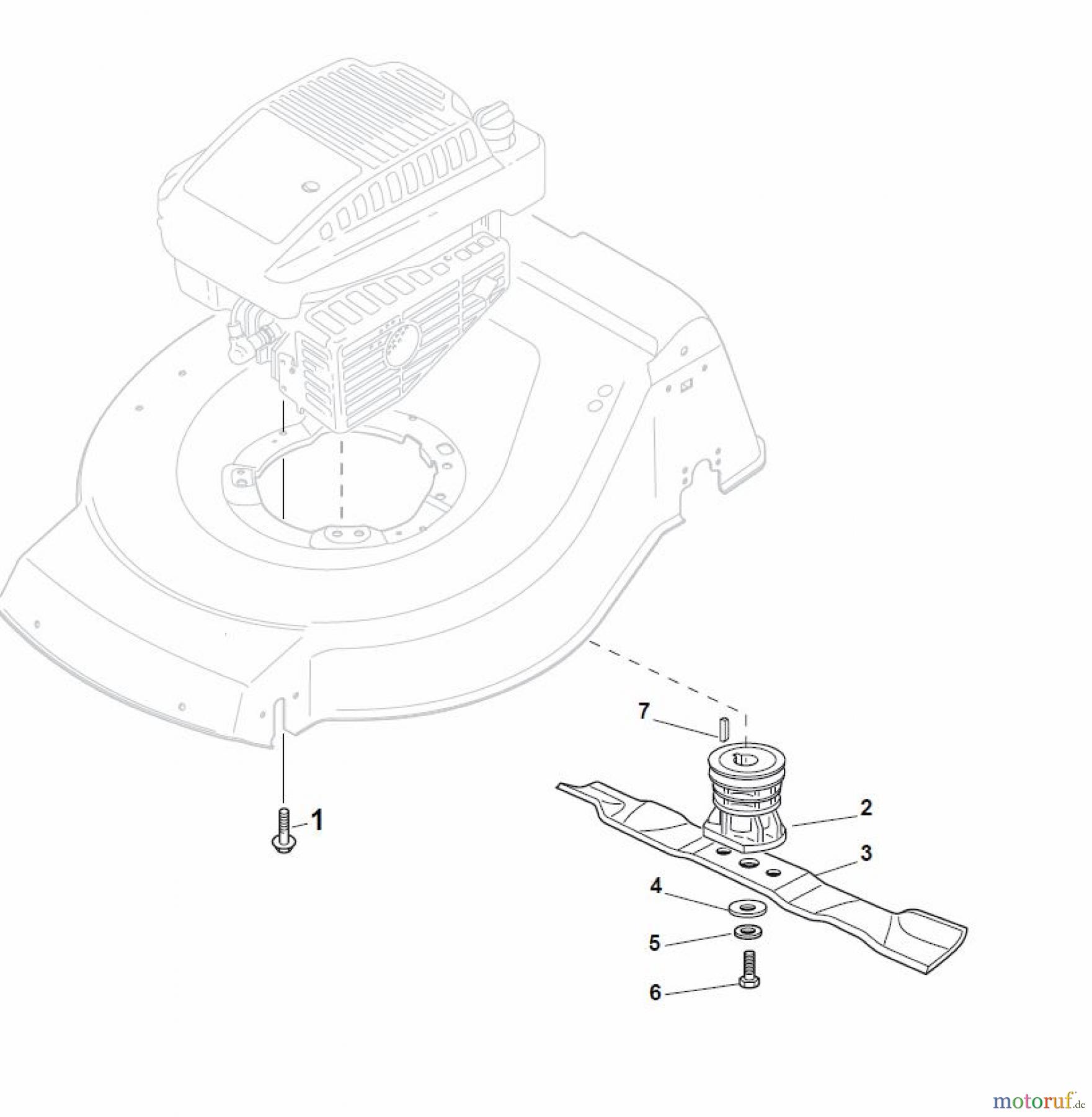 Global Garden Products GGP Rasenmäher Baujahr 2017 Benzin Mit Antrieb 2017 NT 534 W TR/E - W TRQ/E Blade for DELTA Grass Catcher