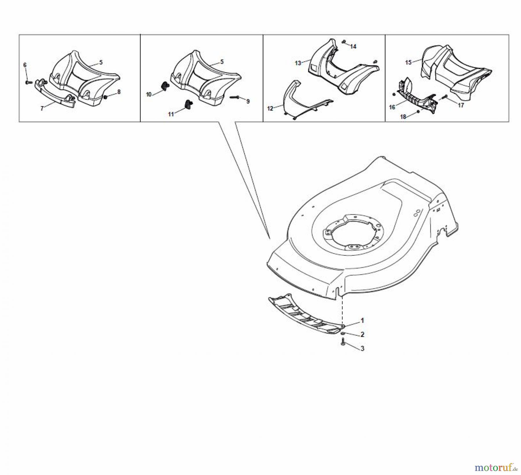 Global Garden Products GGP Rasenmäher Baujahr 2017 Benzin Mit Antrieb 2017 NT 534 W TR/E 4S - W TRQ/E 4S Mask