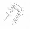 Global Garden Products GGP Baujahr 2017 Benzin Mit Antrieb 2017 NT 534 W TR/E 4S - W TRQ/E 4S Ersatzteile Handle, Upper Part - LUX