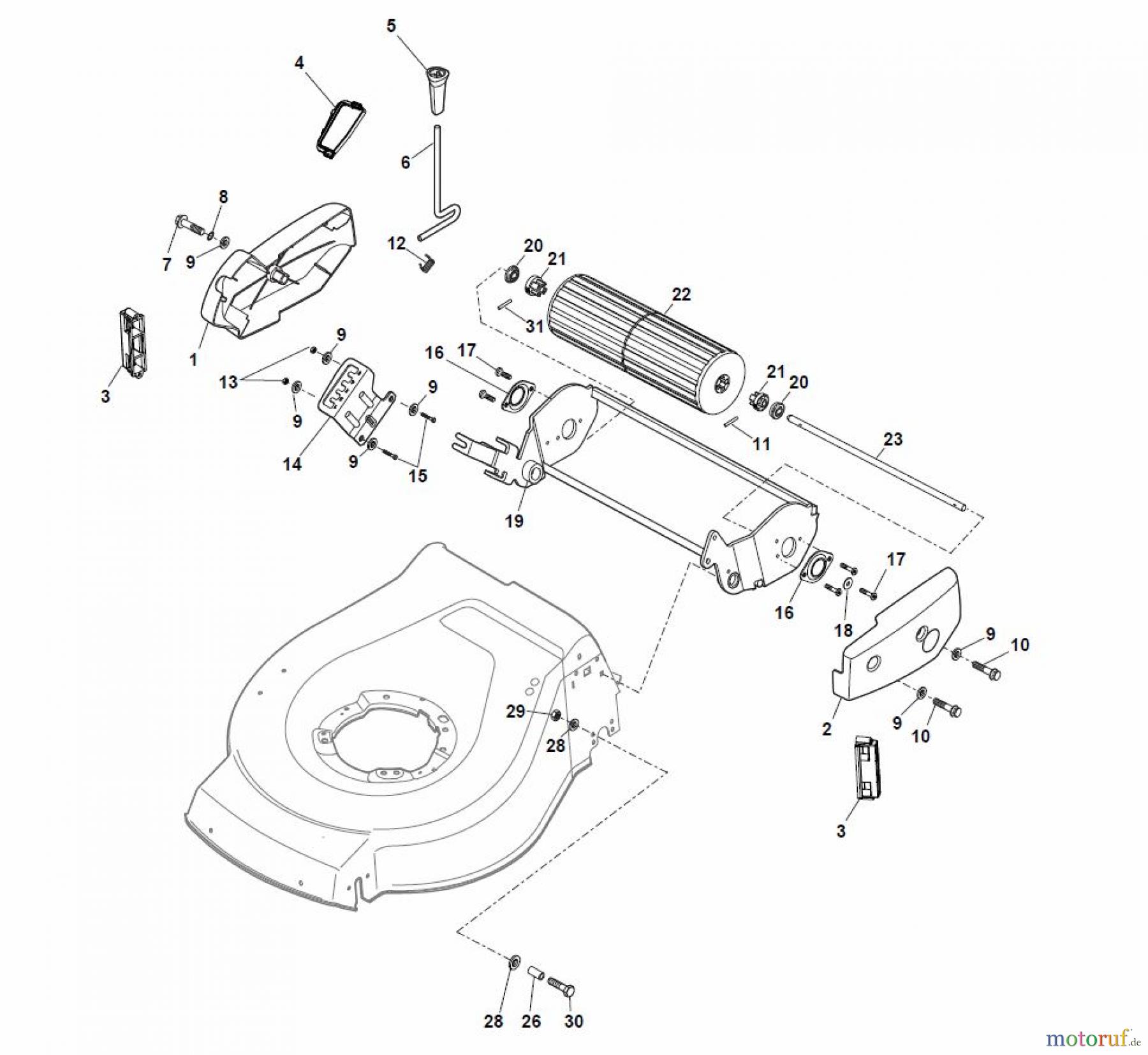  Global Garden Products GGP Rasenmäher Baujahr 2017 Benzin Mit Antrieb 2017 NTL 434 TR-R (Roller) Ass.Y Roller