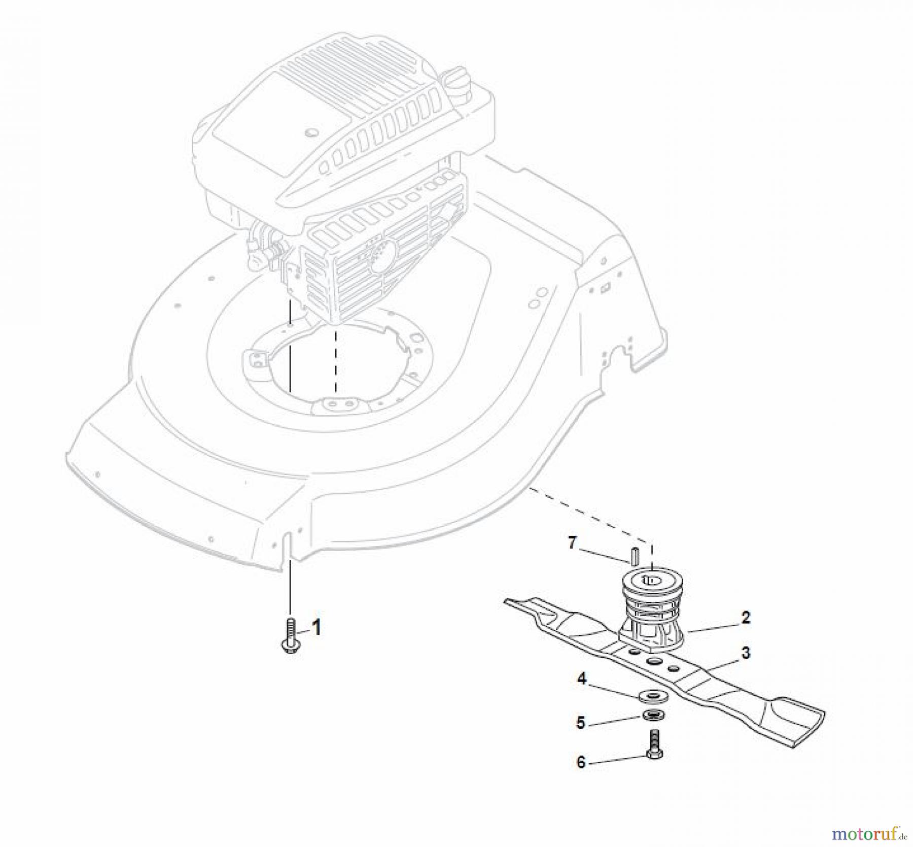 Global Garden Products GGP Rasenmäher Baujahr 2017 Benzin Mit Antrieb 2017 NTL 434 TR-R (Roller) Blade