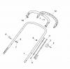 Global Garden Products GGP Baujahr 2017 Benzin Mit Antrieb 2017 NTL 484 TR - 484 TRQ Ersatzteile Handle, Upper Part