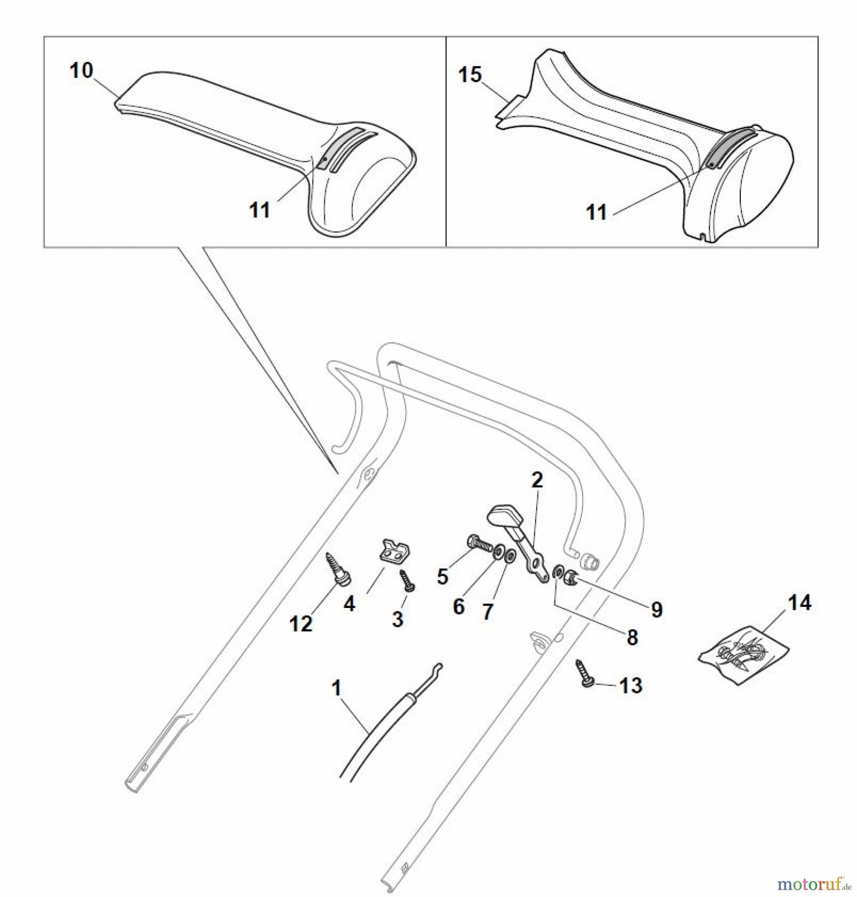 Global Garden Products GGP Rasenmäher Baujahr 2017 Benzin Mit Antrieb 2017 NTL 484 TR - 484 TRQ Dashboards