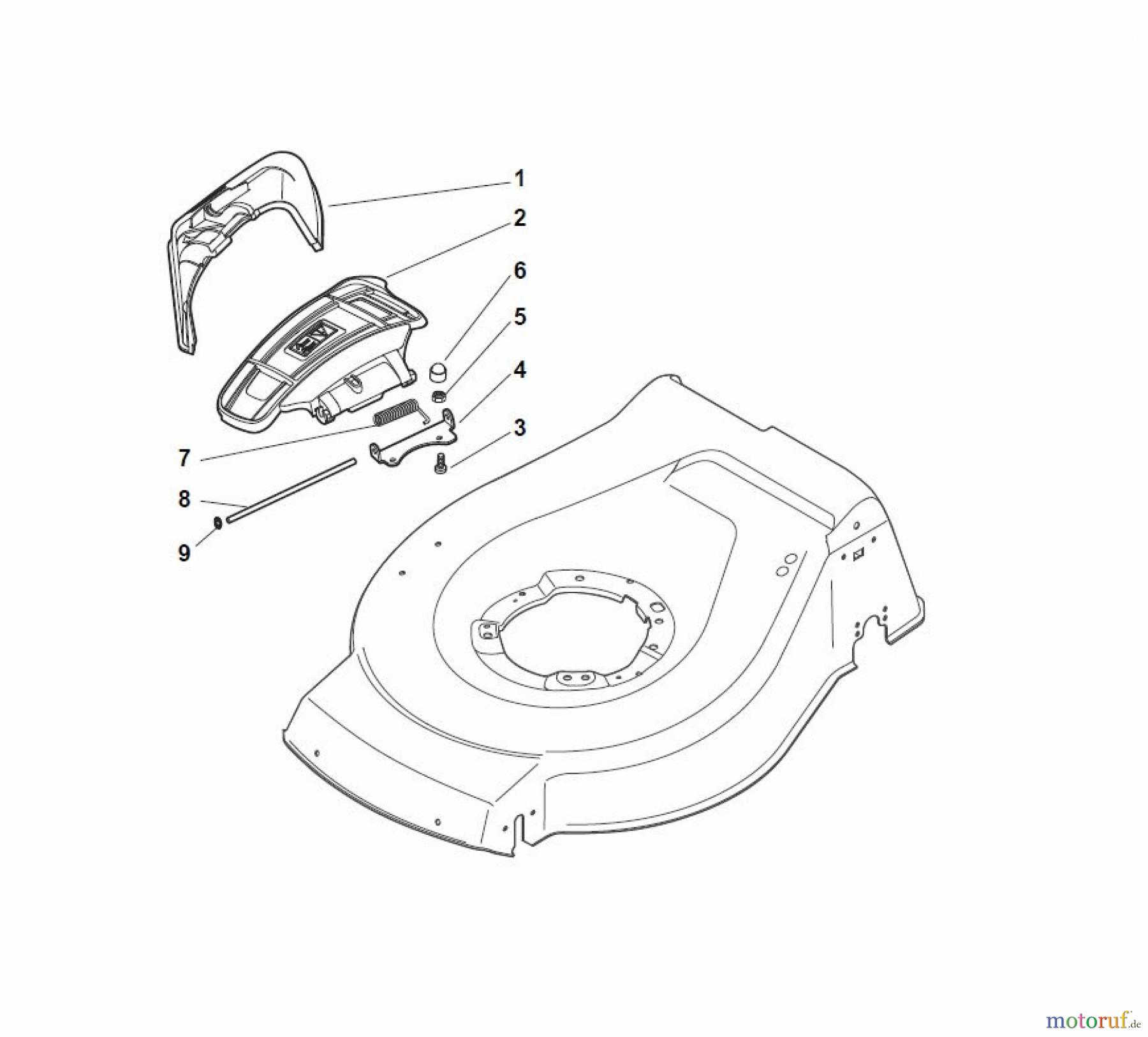  Global Garden Products GGP Rasenmäher Baujahr 2017 Benzin Mit Antrieb 2017 NTL 484 TR - 484 TRQ Ejection-Guard
