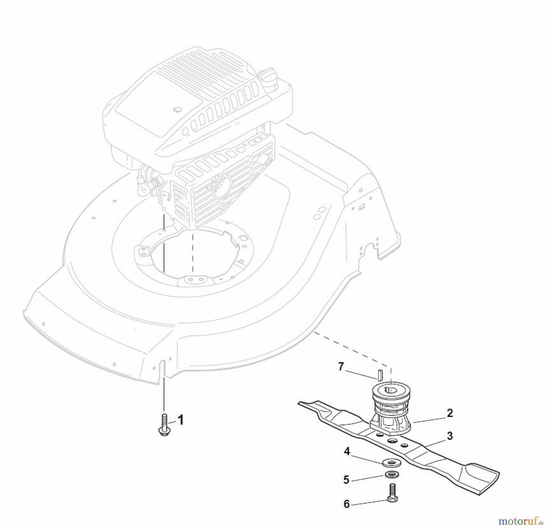 Global Garden Products GGP Rasenmäher Baujahr 2017 Benzin Mit Antrieb 2017 NTL 484 TR - 484 TRQ Blade