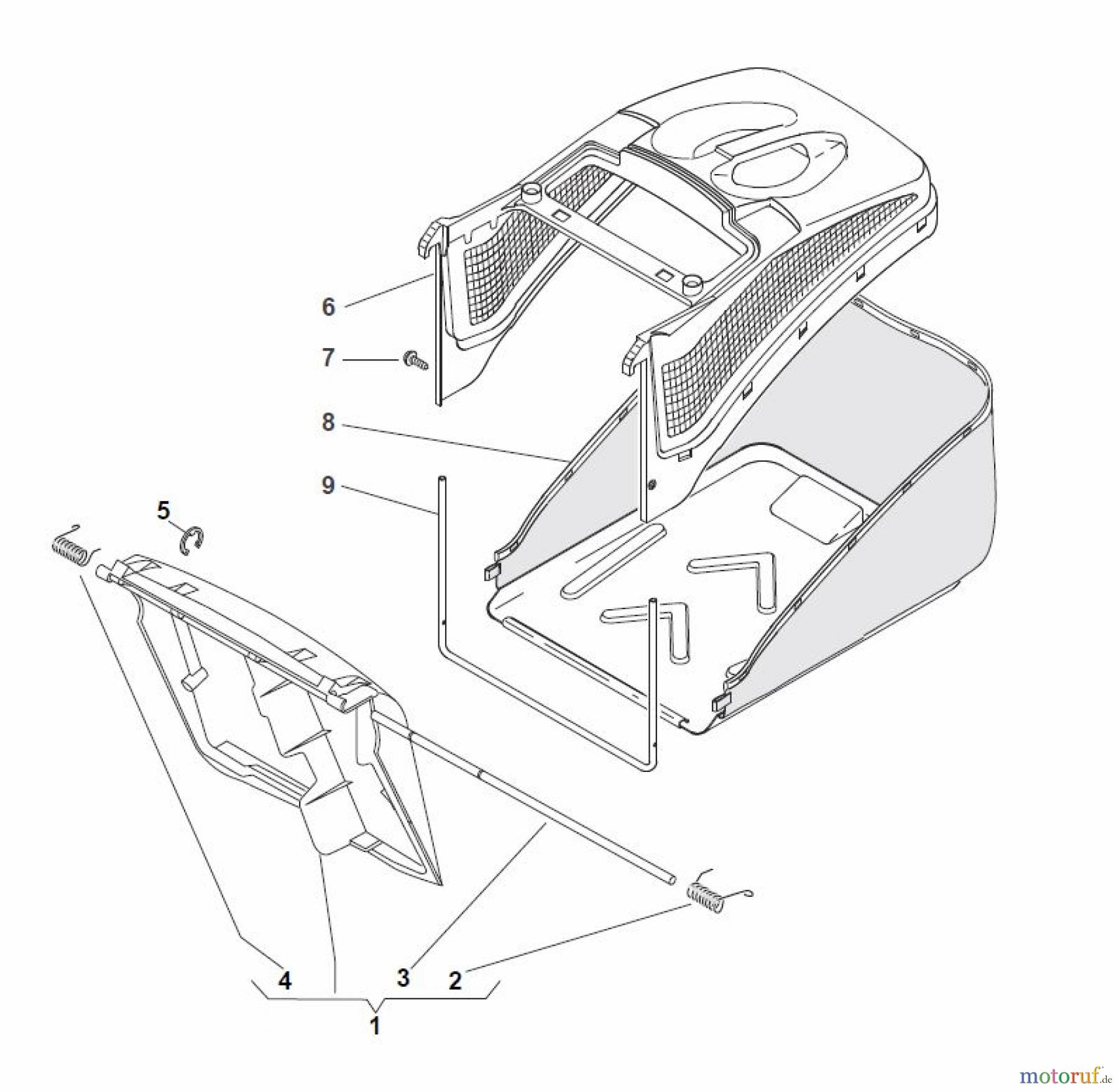  Global Garden Products GGP Rasenmäher Baujahr 2017 Benzin Mit Antrieb 2017 NTL 484 TR - 484 TRQ Grass-Catcher