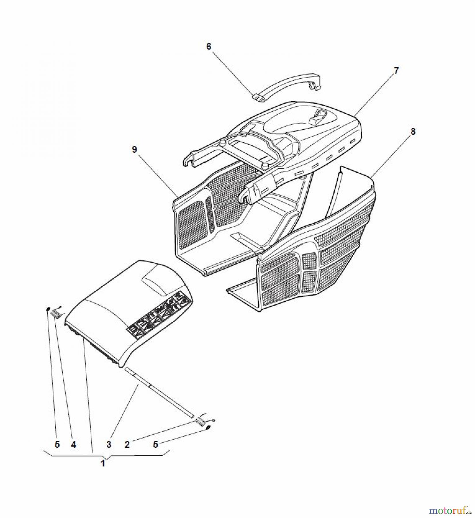Global Garden Products GGP Rasenmäher Baujahr 2017 Benzin Mit Antrieb 2017 NTL 484 TR - 484 TRQ DELTA Grass-Catcher