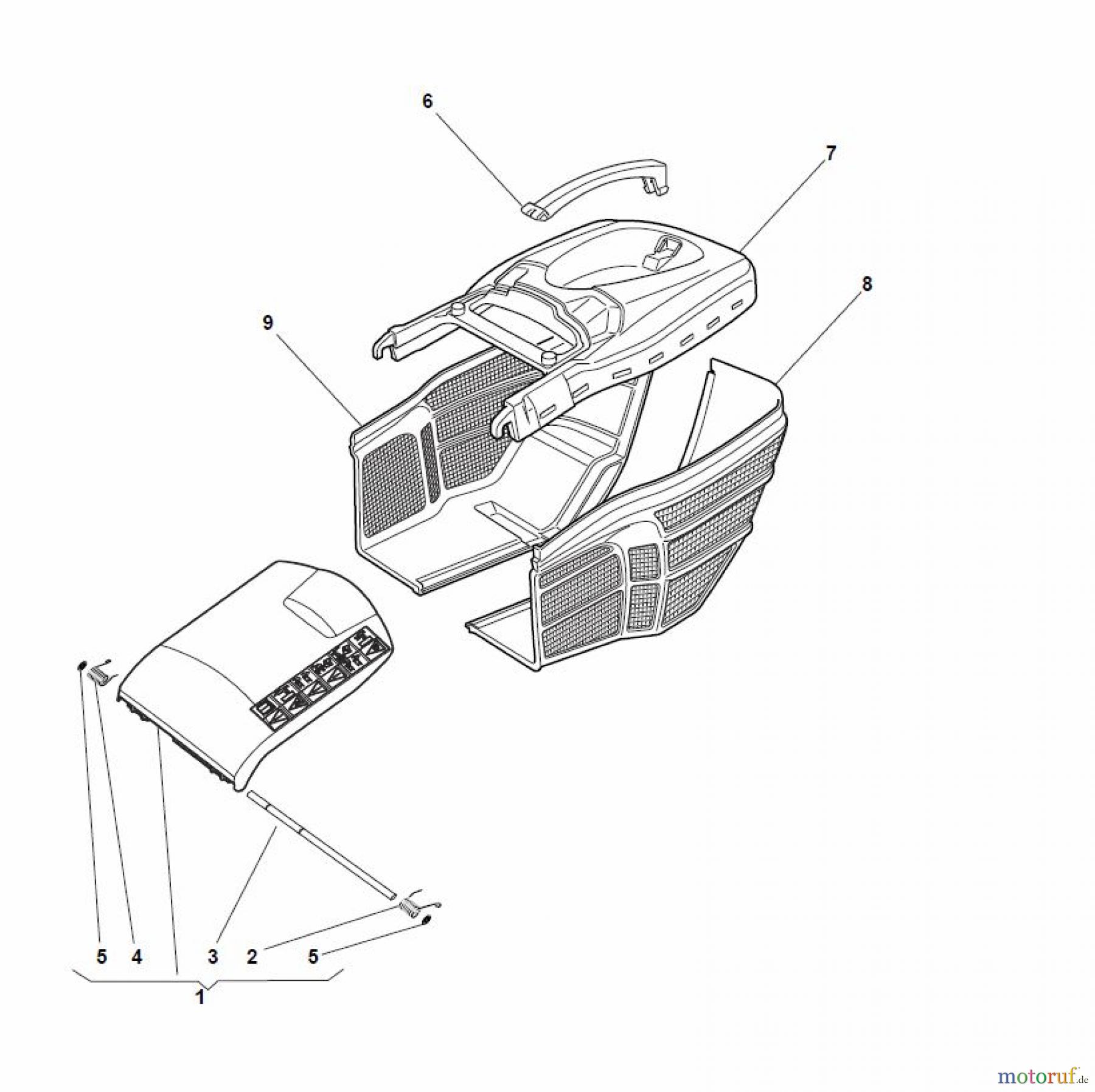 Global Garden Products GGP Rasenmäher Baujahr 2017 Benzin Mit Antrieb 2017 NTL 484 TR 4S - TRQ 4S DELTA Grass-Catcher