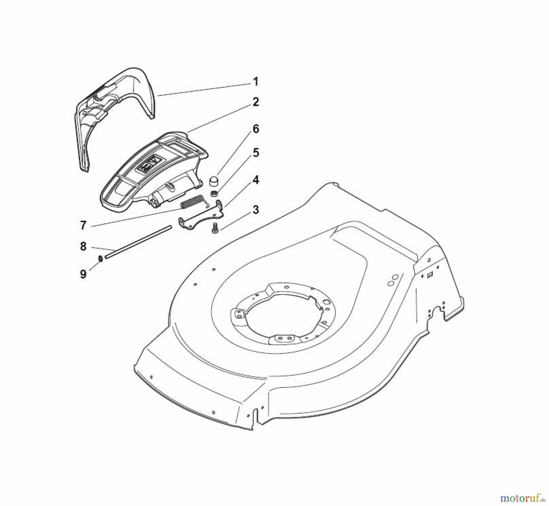  Global Garden Products GGP Rasenmäher Baujahr 2017 Benzin Mit Antrieb 2017 NTL 484 TR/E - 484 TRQ/E Ejection-Guard