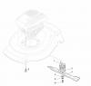 Global Garden Products GGP Baujahr 2017 Benzin Mit Antrieb 2017 NTL 484 TR/E - 484 TRQ/E Ersatzteile Blade for DELTA Grass Catcher