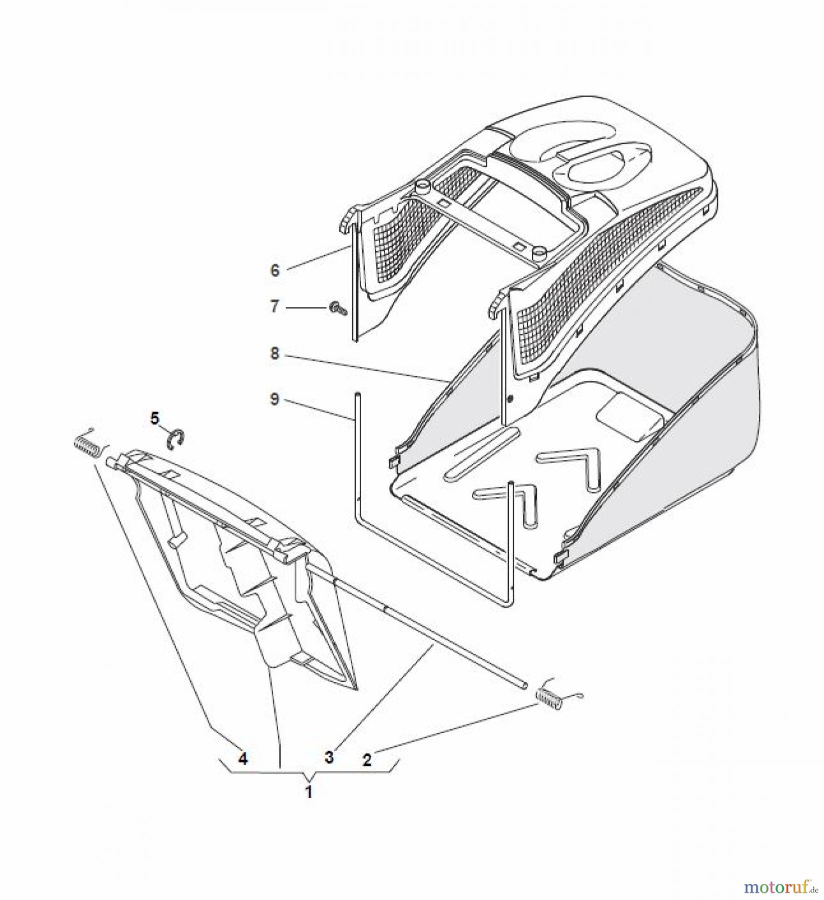 Global Garden Products GGP Rasenmäher Baujahr 2017 Benzin Mit Antrieb 2017 NTL 484 TR/E - 484 TRQ/E Grass-Catcher