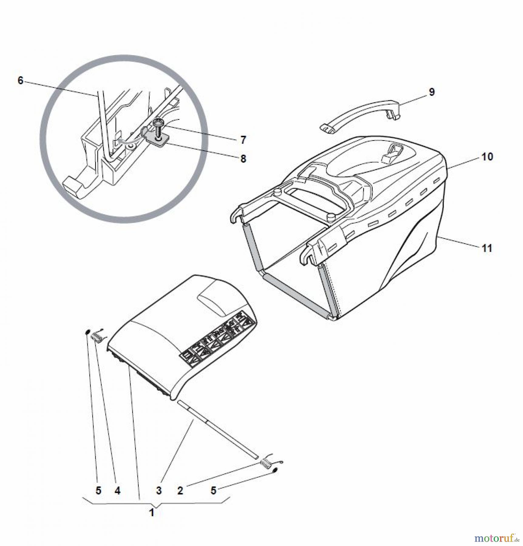 Global Garden Products GGP Rasenmäher Baujahr 2017 Benzin Mit Antrieb 2017 NTL 484 TR/E 4S - TRQ/E 4S DELTA Grass-Catcher