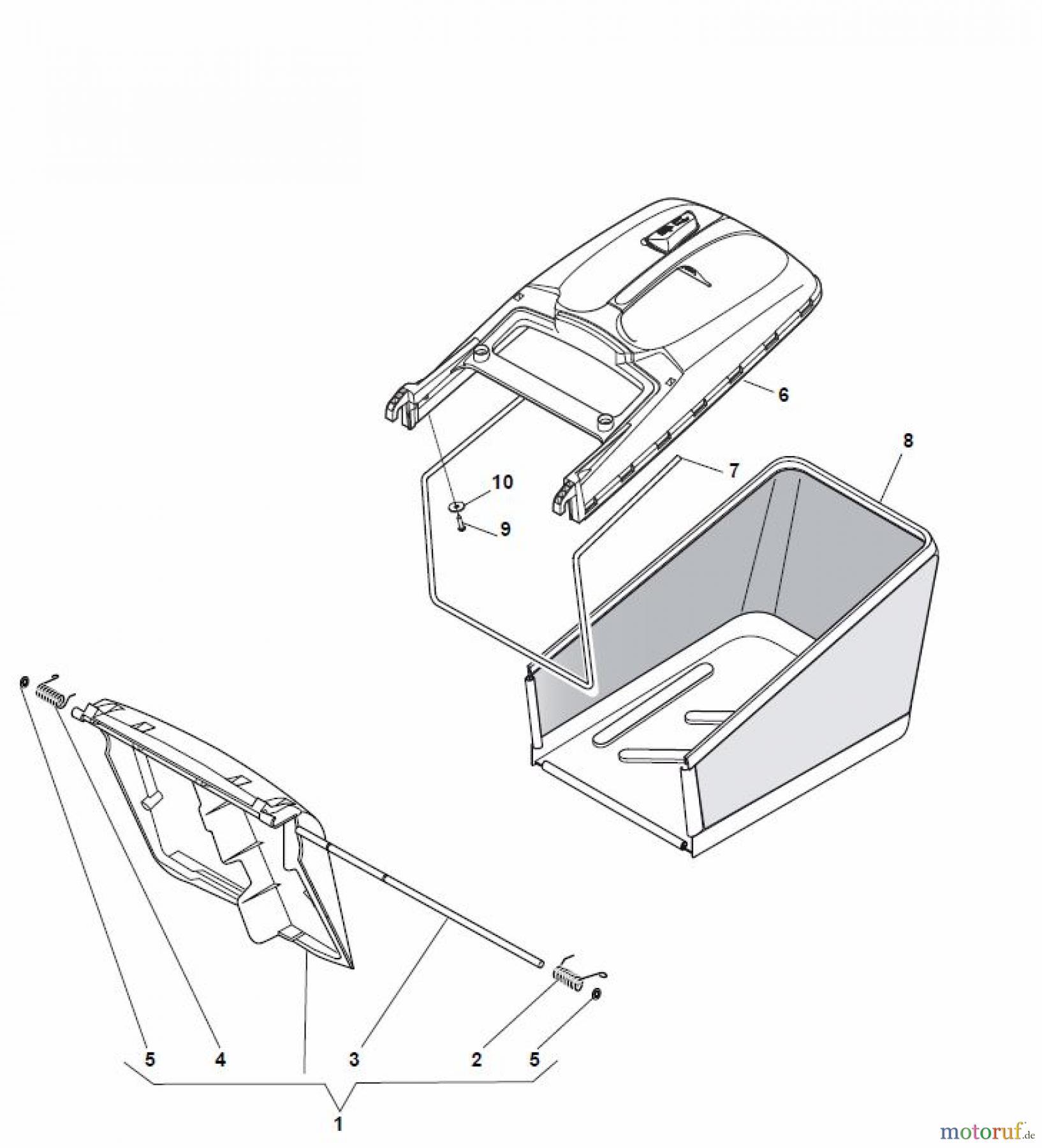 Global Garden Products GGP Rasenmäher Baujahr 2017 Benzin Mit Antrieb 2017 NTL 484 TR/E 4S - TRQ/E 4S Grass-Catcher
