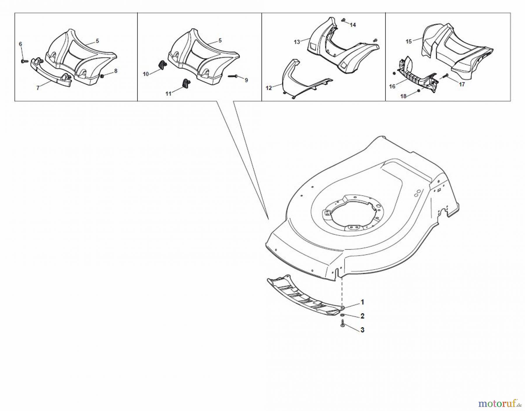 Global Garden Products GGP Rasenmäher Baujahr 2017 Benzin Mit Antrieb 2017 NTL 484 TR/E-R (Roller) Mask