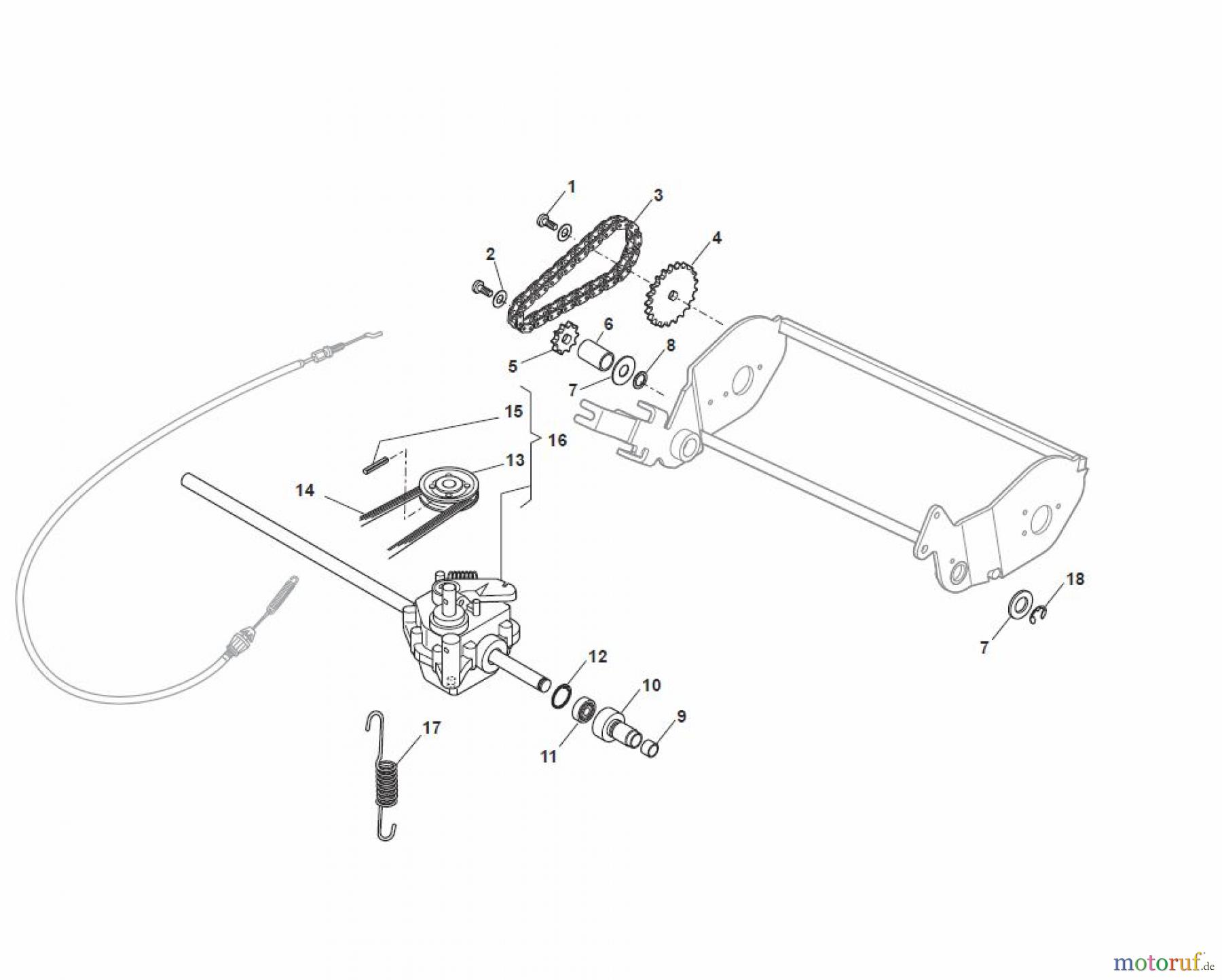  Global Garden Products GGP Rasenmäher Baujahr 2017 Benzin Mit Antrieb 2017 NTL 484 TR/E-R (Roller) Roller