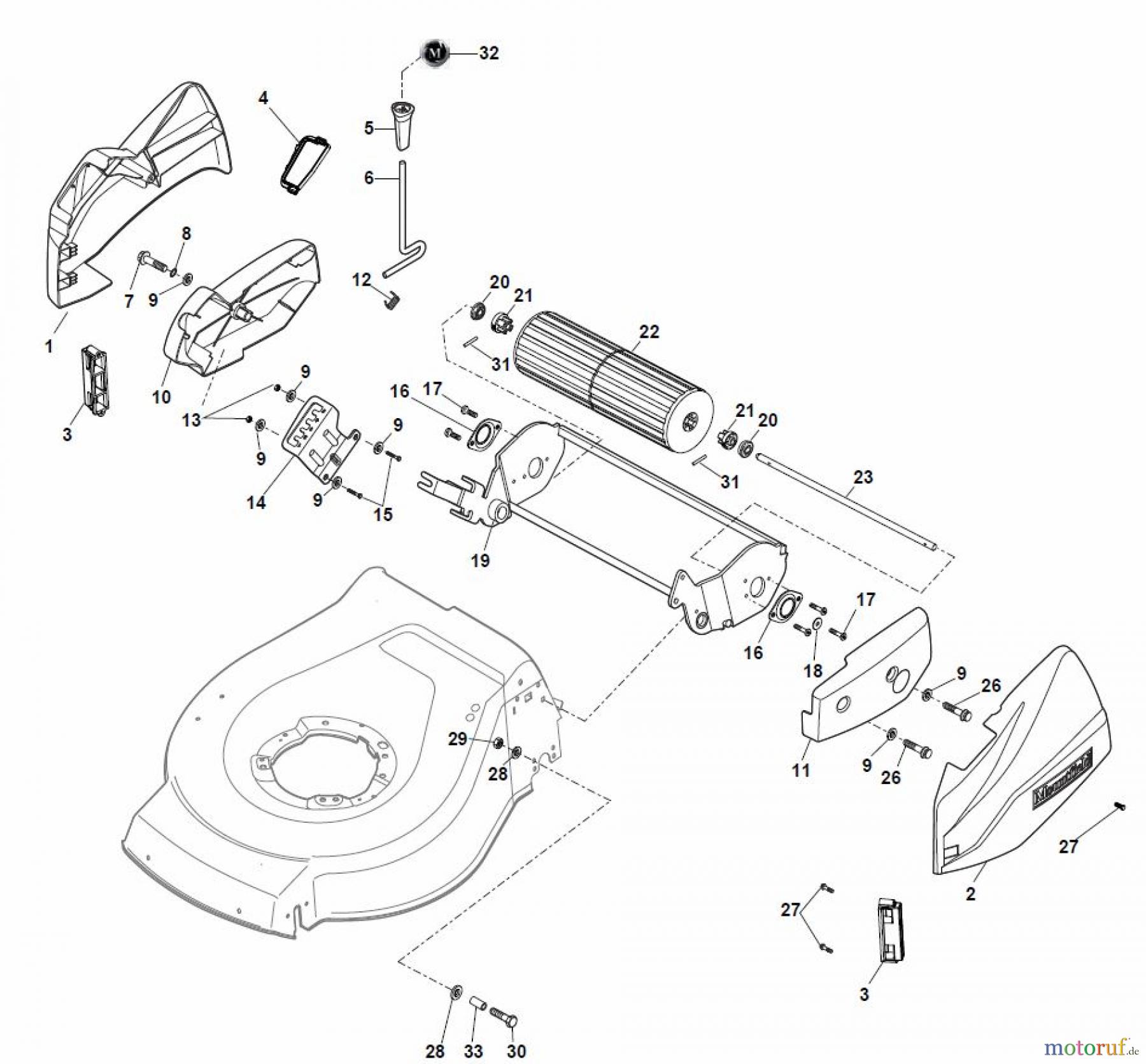  Global Garden Products GGP Rasenmäher Baujahr 2017 Benzin Mit Antrieb 2017 NTL 484 TR/E-R (Roller) Ass.Y Roller