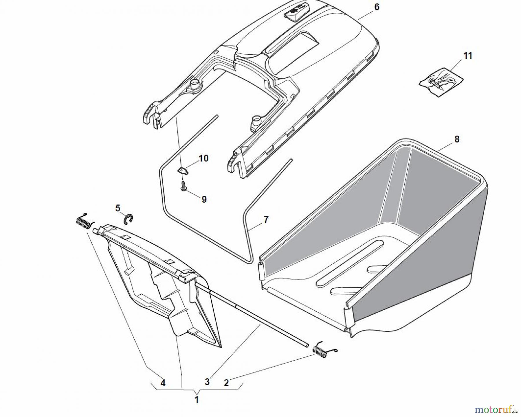  Global Garden Products GGP Rasenmäher Baujahr 2017 Benzin Mit Antrieb 2017 NTL 484 TR/E-R (Roller) Grass-Catcher