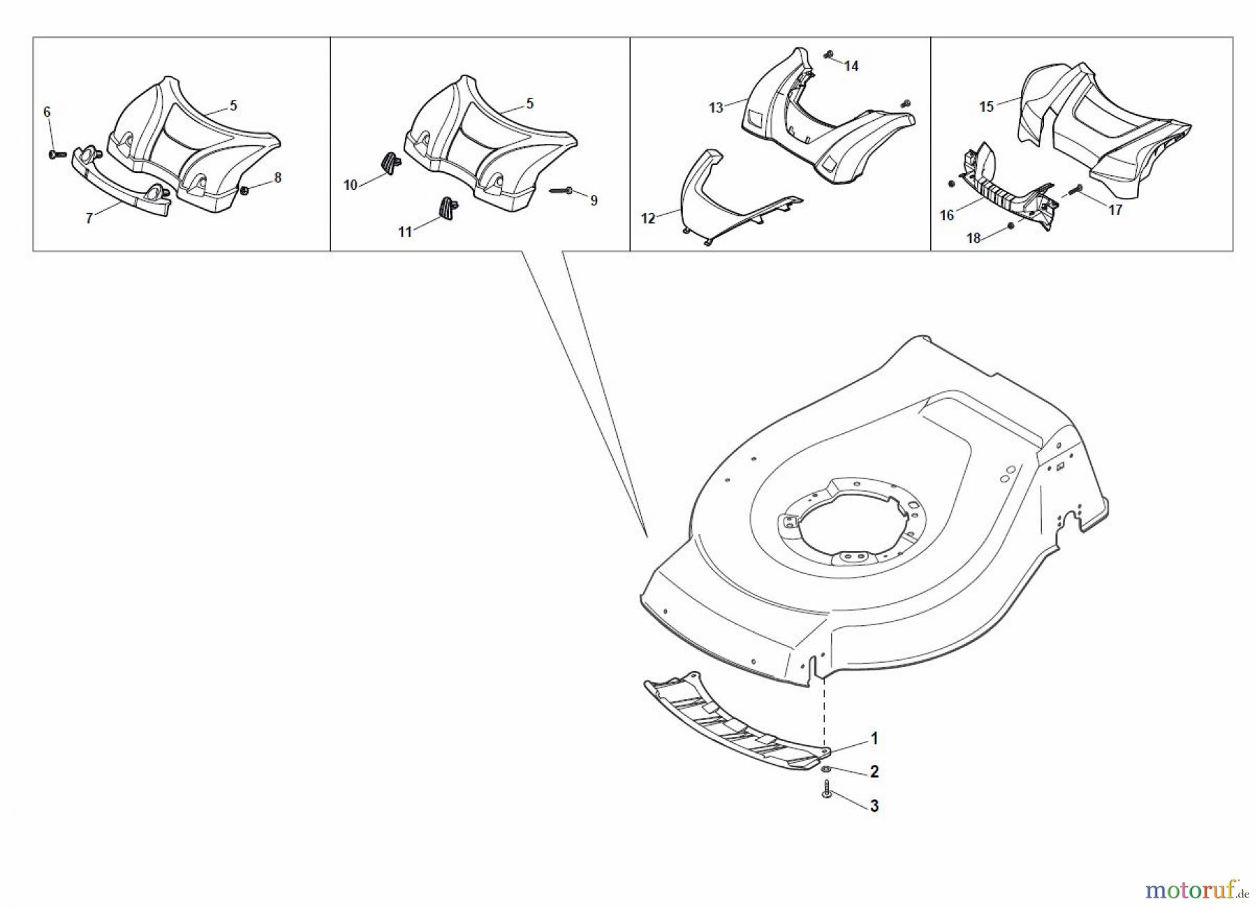  Global Garden Products GGP Rasenmäher Baujahr 2017 Benzin Mit Antrieb 2017 NTL 484 W TR/E - W TRQ/E 4S Mask