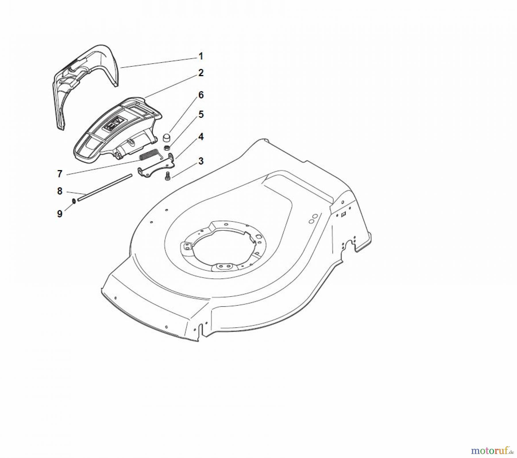 Global Garden Products GGP Rasenmäher Baujahr 2017 Benzin Mit Antrieb 2017 NTL 484 W TR/E - W TRQ/E 4S Ejection-Guard