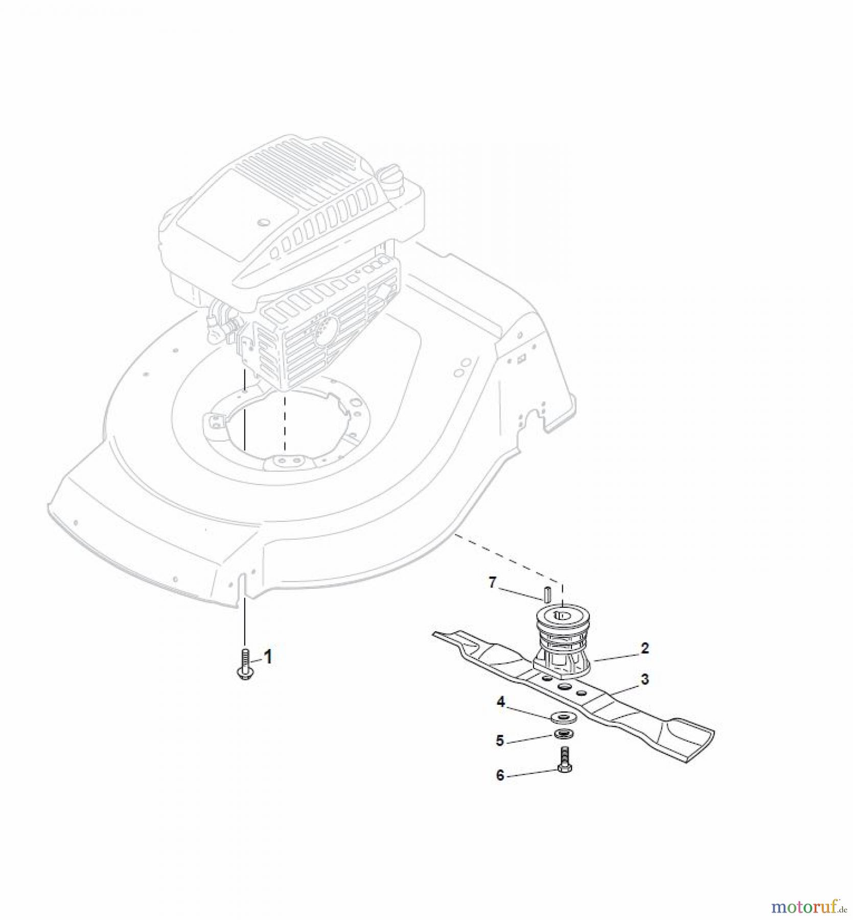Global Garden Products GGP Rasenmäher Baujahr 2017 Benzin Mit Antrieb 2017 NTL 484 W TR/E 4S - W TRQ/E 4S Blade