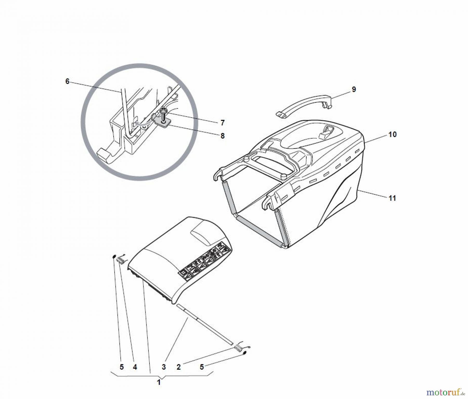  Global Garden Products GGP Rasenmäher Baujahr 2017 Benzin Mit Antrieb 2017 NTL 484 W TR/E 4S - W TRQ/E 4S DELTA Grass-Catcher