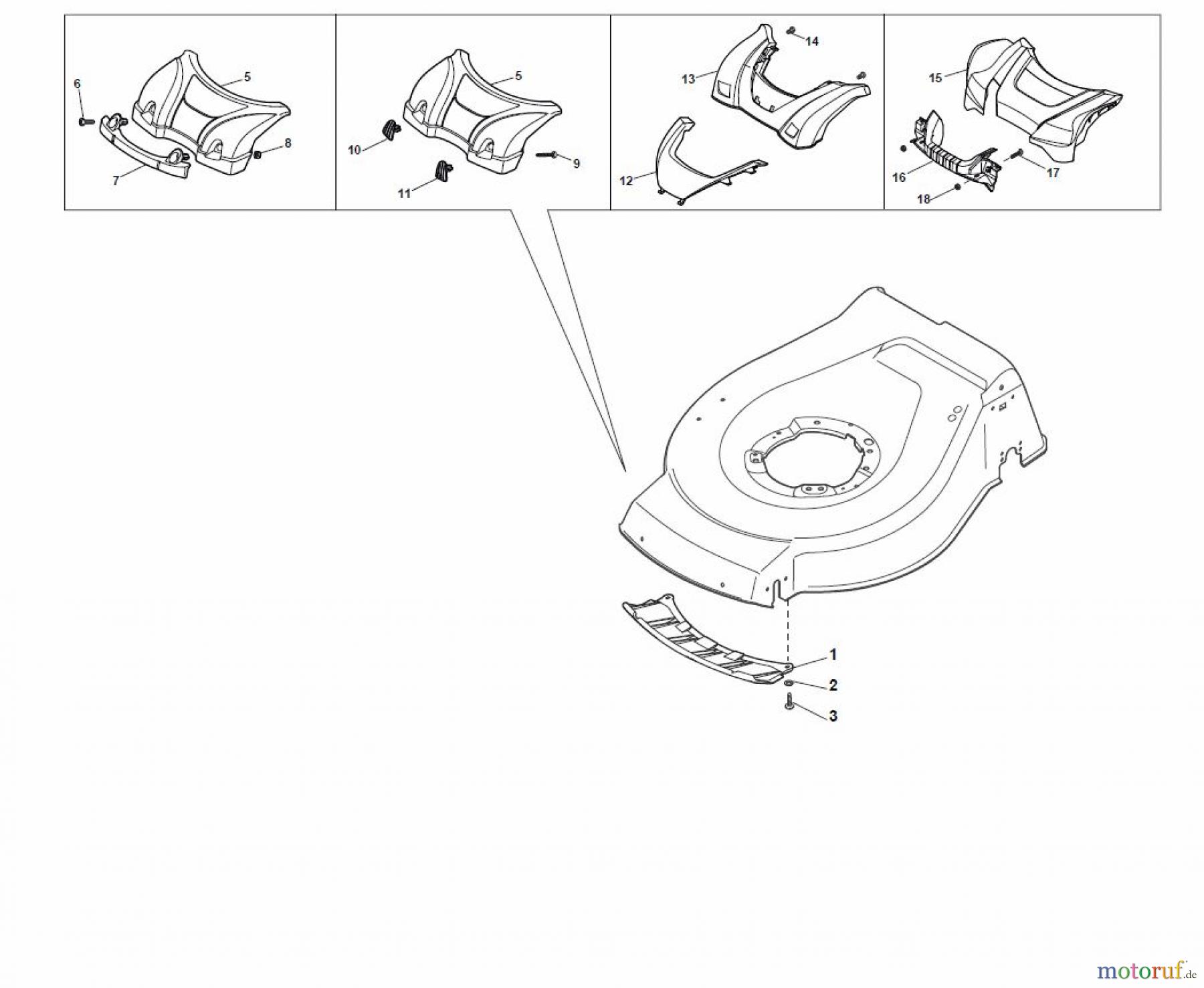Global Garden Products GGP Rasenmäher Baujahr 2017 Benzin Mit Antrieb 2017 NTL 534 TR 4S - TRQ 4S Mask