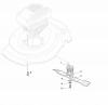 Global Garden Products GGP Baujahr 2017 Benzin Mit Antrieb 2017 NTL 534 TR 4S - TRQ 4S Ersatzteile Blade for DELTA Grass Catcher