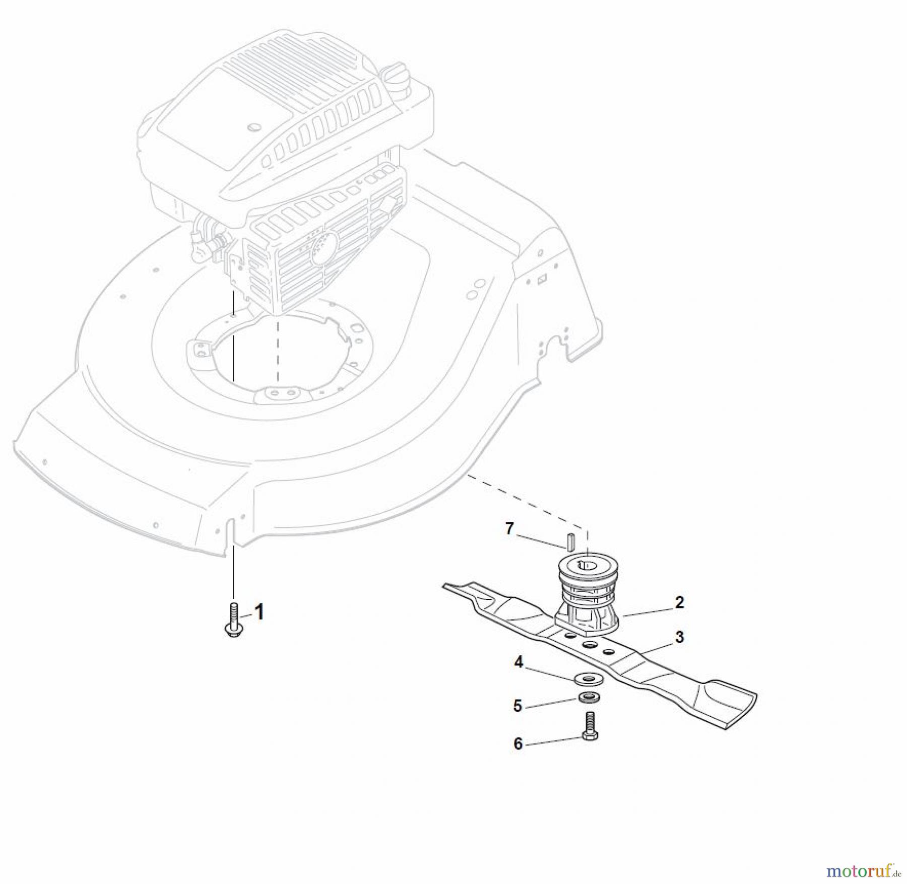 Global Garden Products GGP Rasenmäher Baujahr 2017 Benzin Mit Antrieb 2017 NTL 534 TR 4S - TRQ 4S Blade for DELTA Grass Catcher