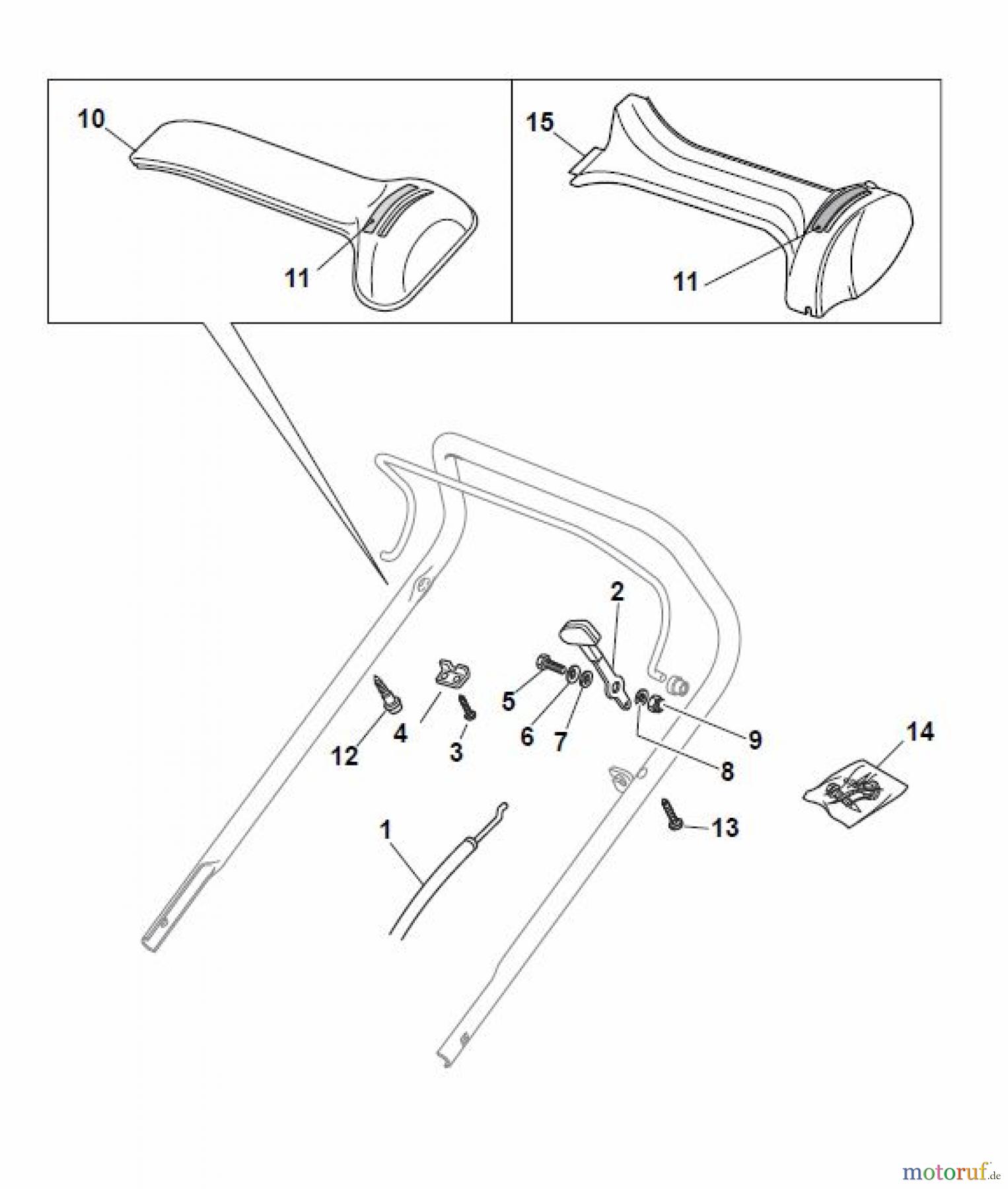 Global Garden Products GGP Rasenmäher Baujahr 2017 Benzin Mit Antrieb 2017 NTL 534 TR/E - 534 TRQ/E Dashboards