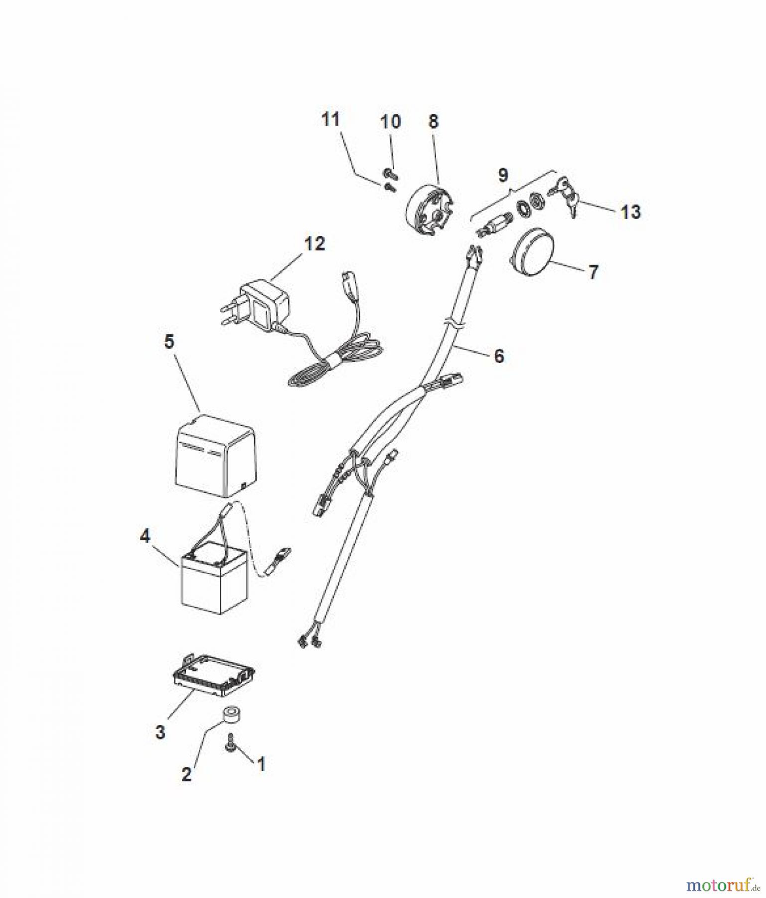 Global Garden Products GGP Rasenmäher Baujahr 2017 Benzin Mit Antrieb 2017 NTL 534 TR/E - 534 TRQ/E Electric Start Controls