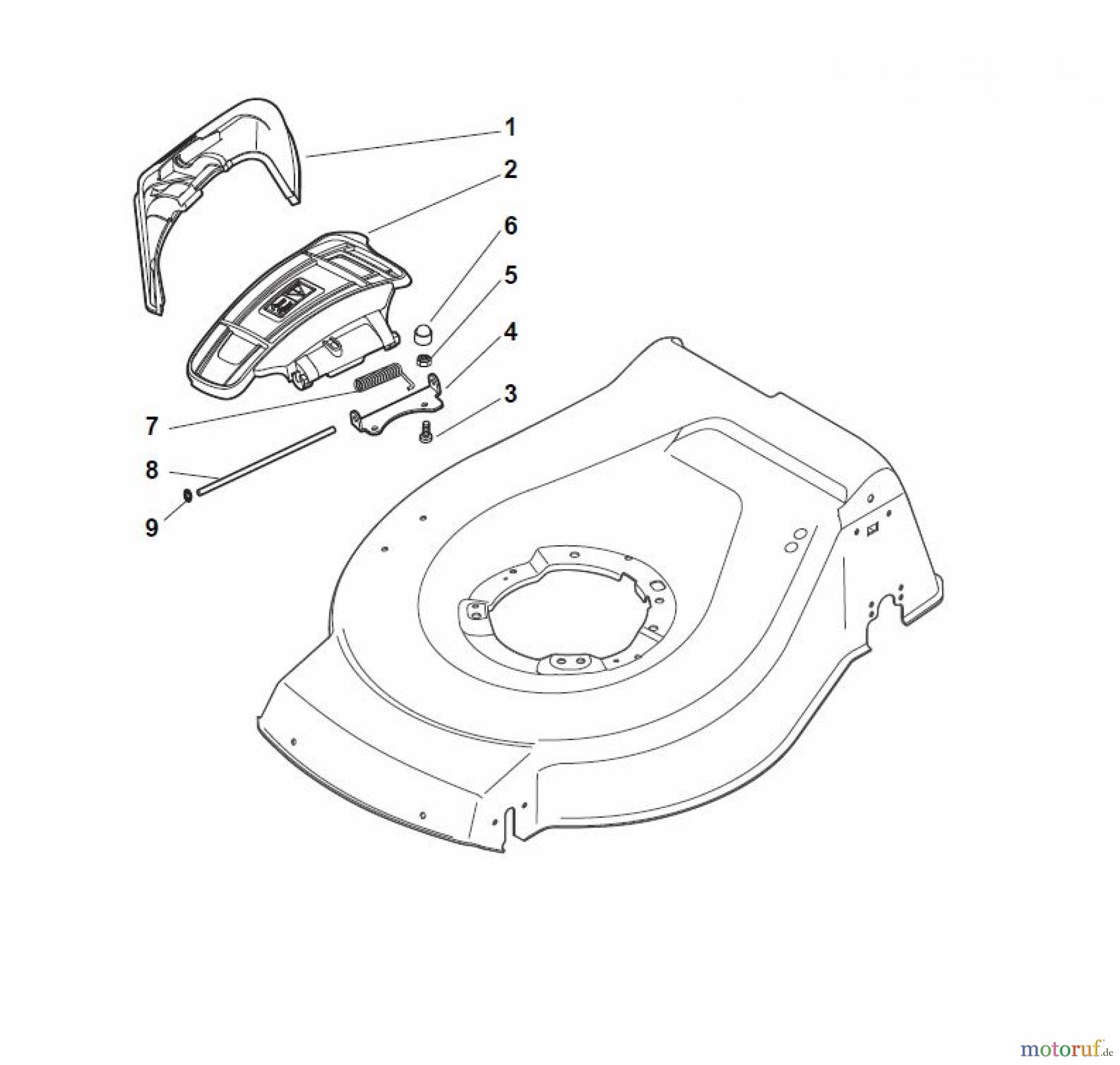 Global Garden Products GGP Rasenmäher Baujahr 2017 Benzin Mit Antrieb 2017 NTL 534 TR/E - 534 TRQ/E Ejection-Guard